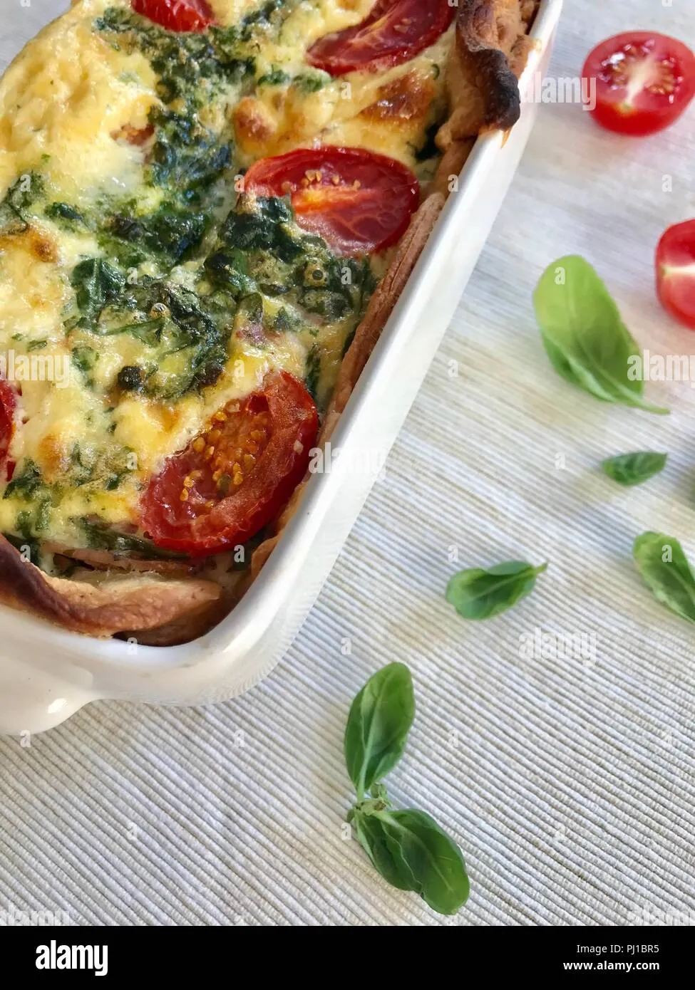 Tomato Basil and Cheese Tart
