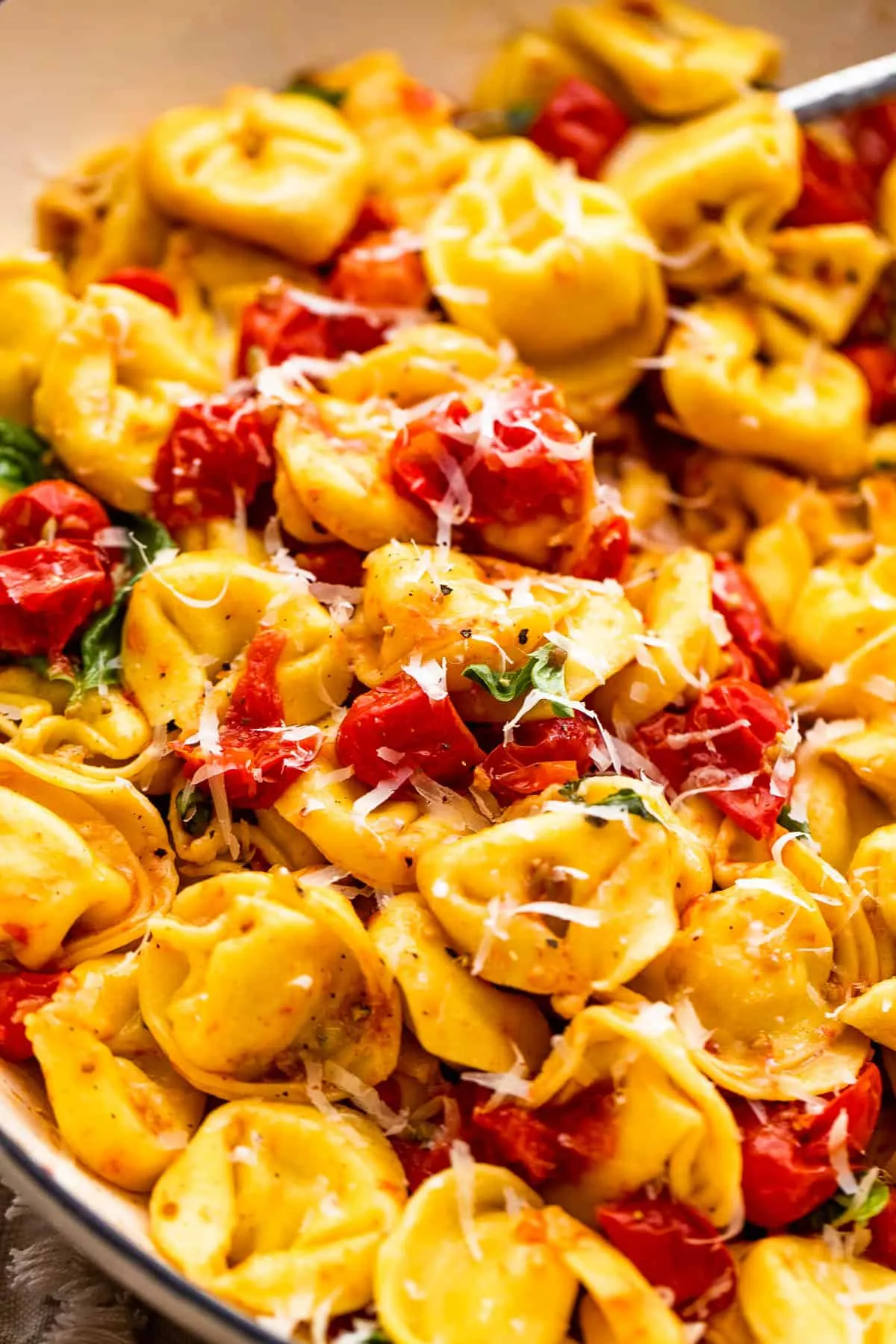 Tomato and Cheese Tortellini Casserole
