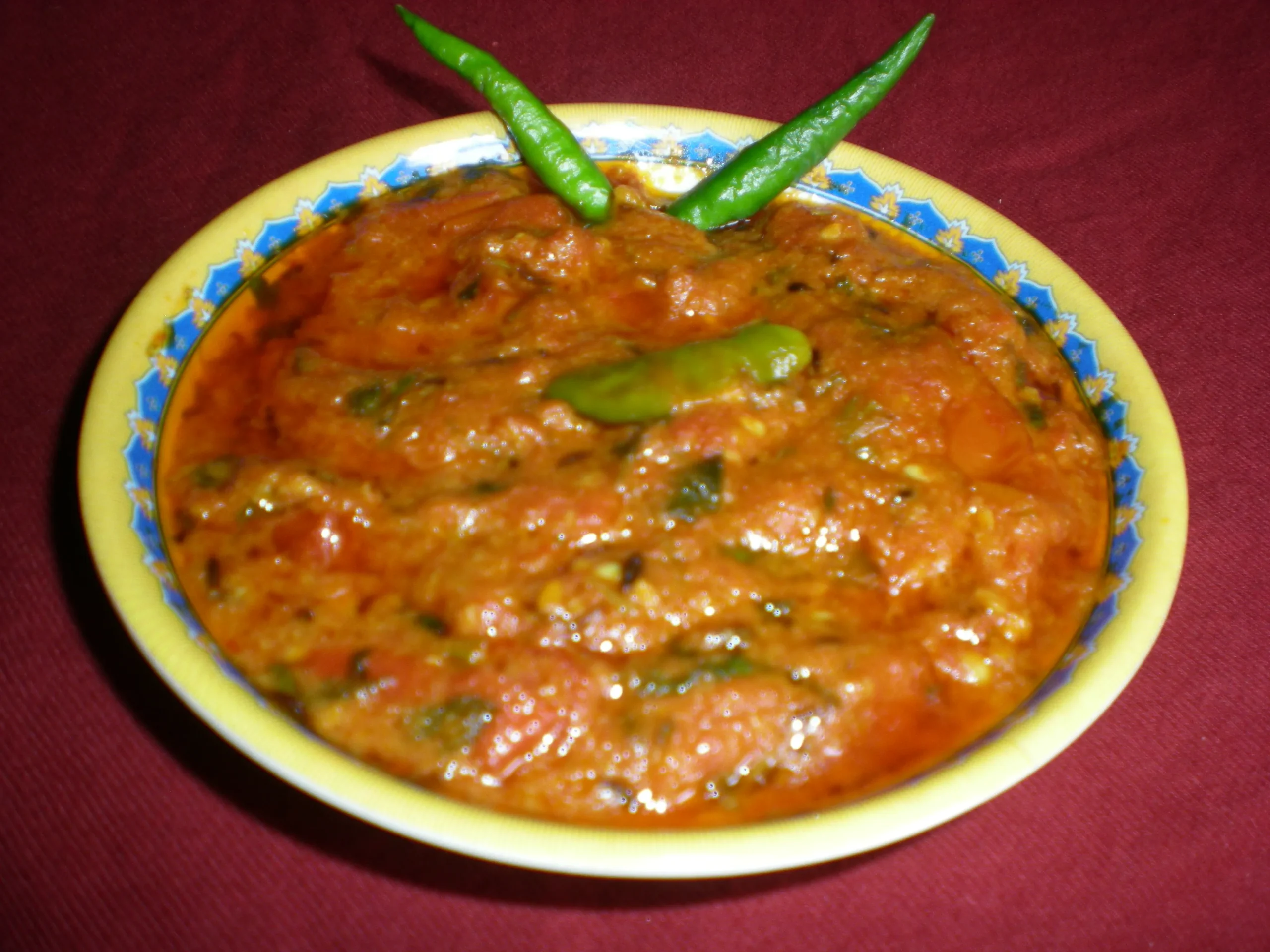 Tomato and Chilli Chutney