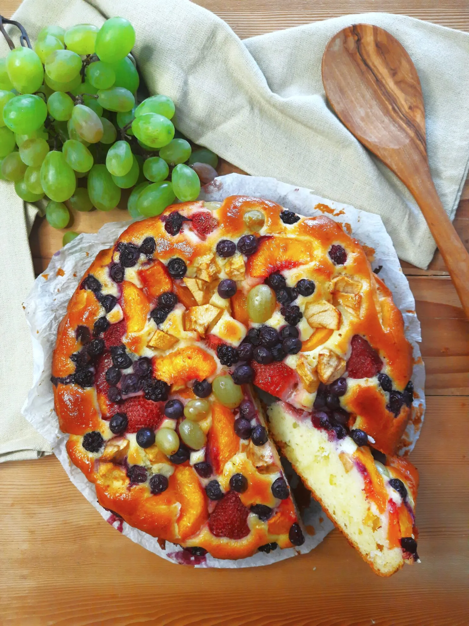 Torta Frutta e Yogurt