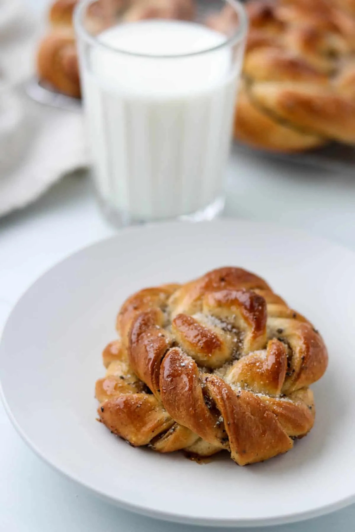 Traditional Swedish Cardamom Buns Kardemummabullar