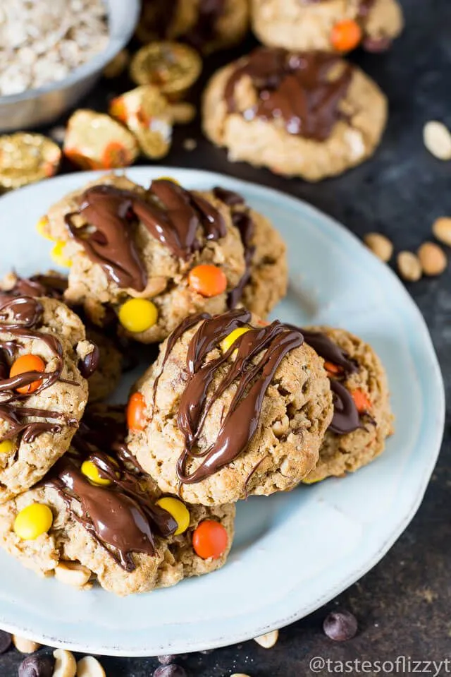 Triple Threat Oatmeal Cookies