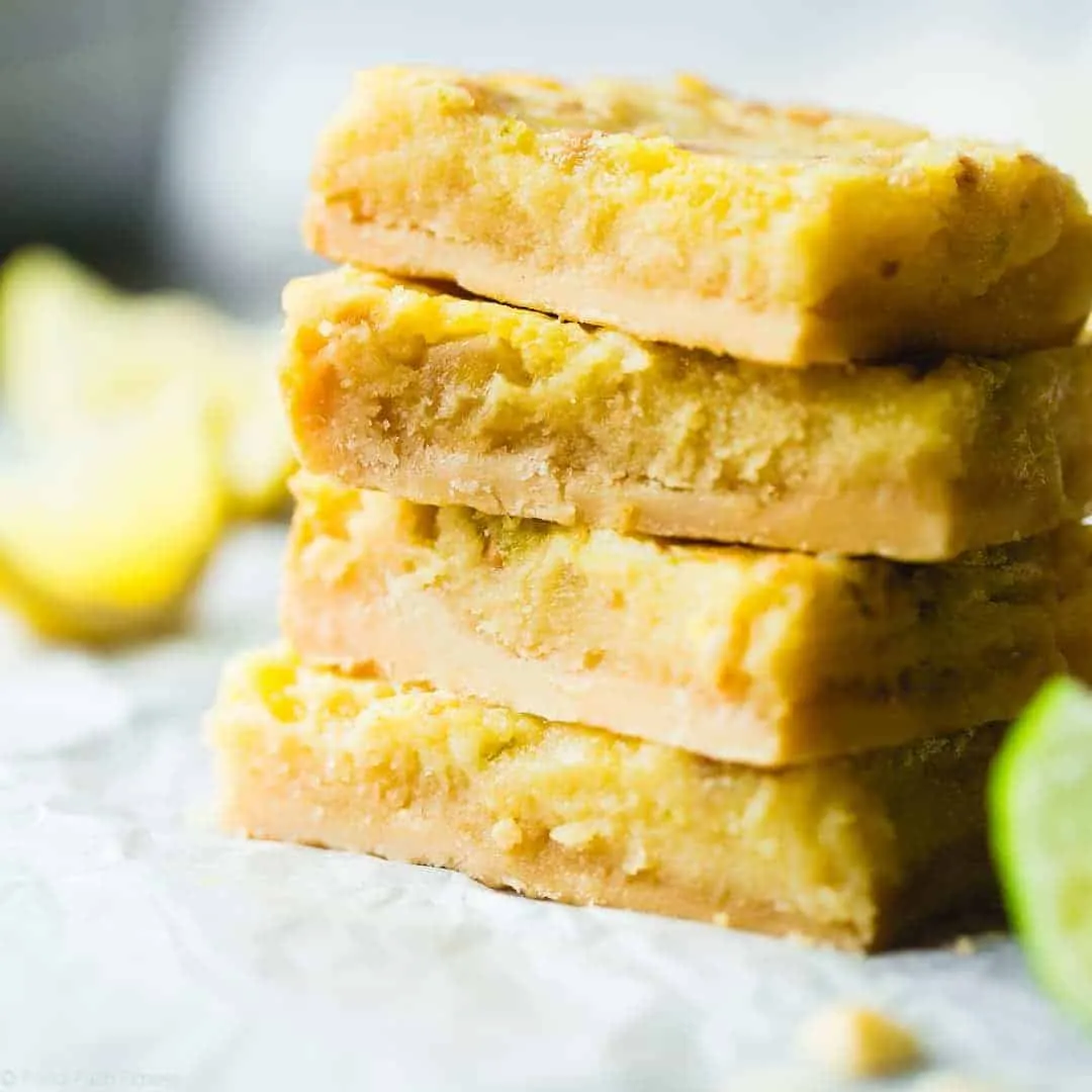 Tropical Paleo Lemon Bars