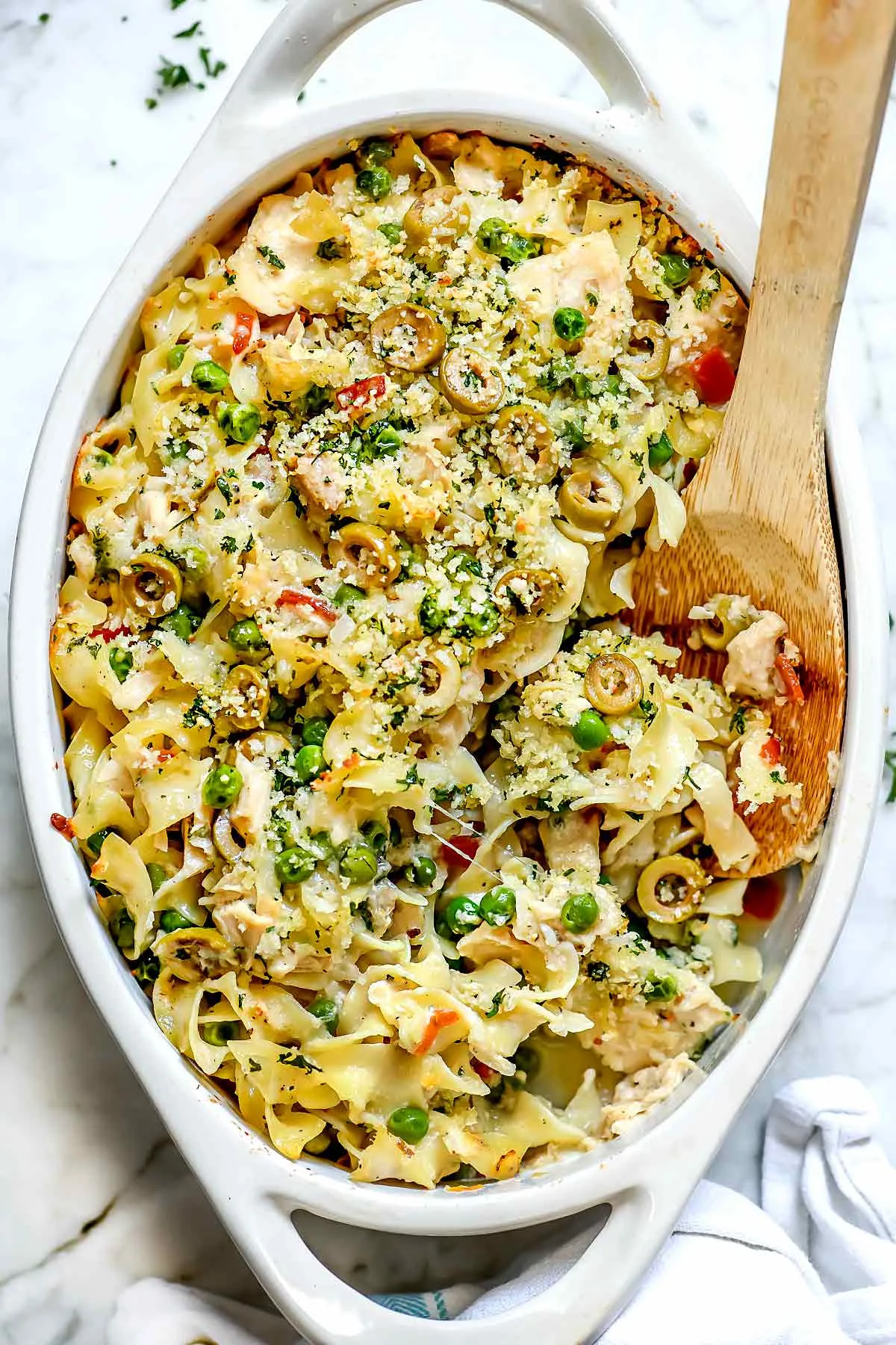 Tuna Noodle Casserole with Mushrooms