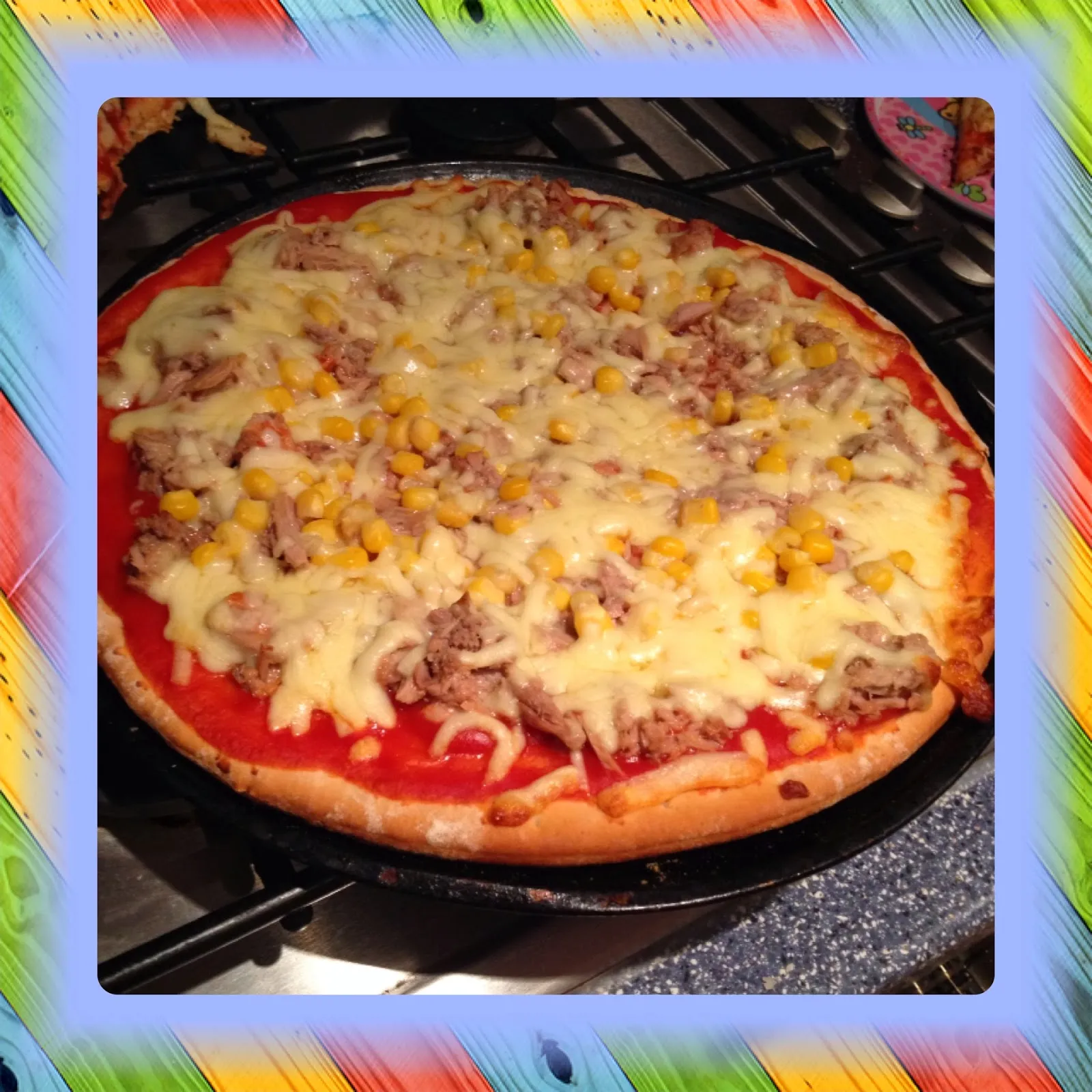Tuna and Sweetcorn Pizza