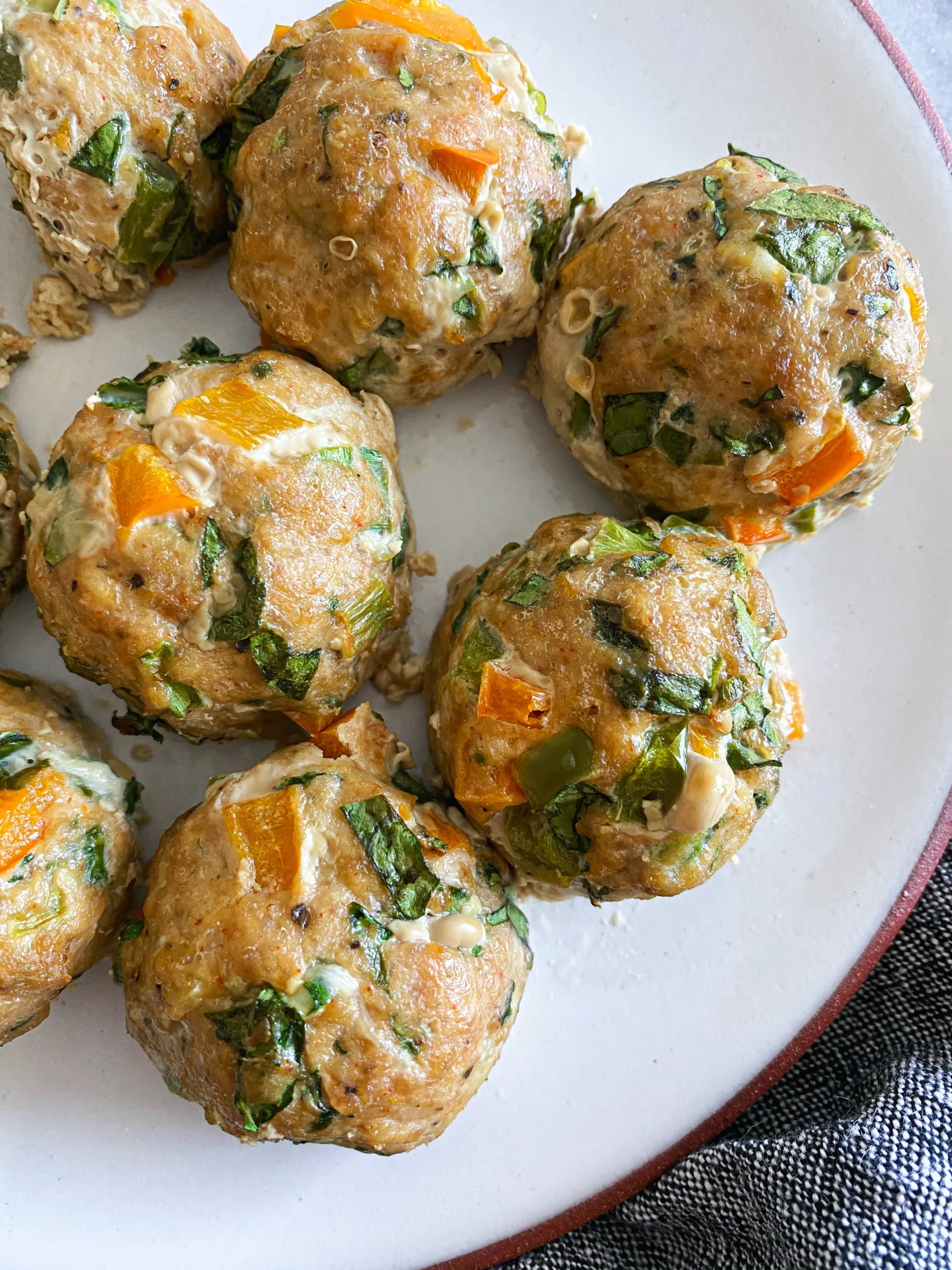 Turkey Meatballs with Loaded Veggie Sauce Gluten Free