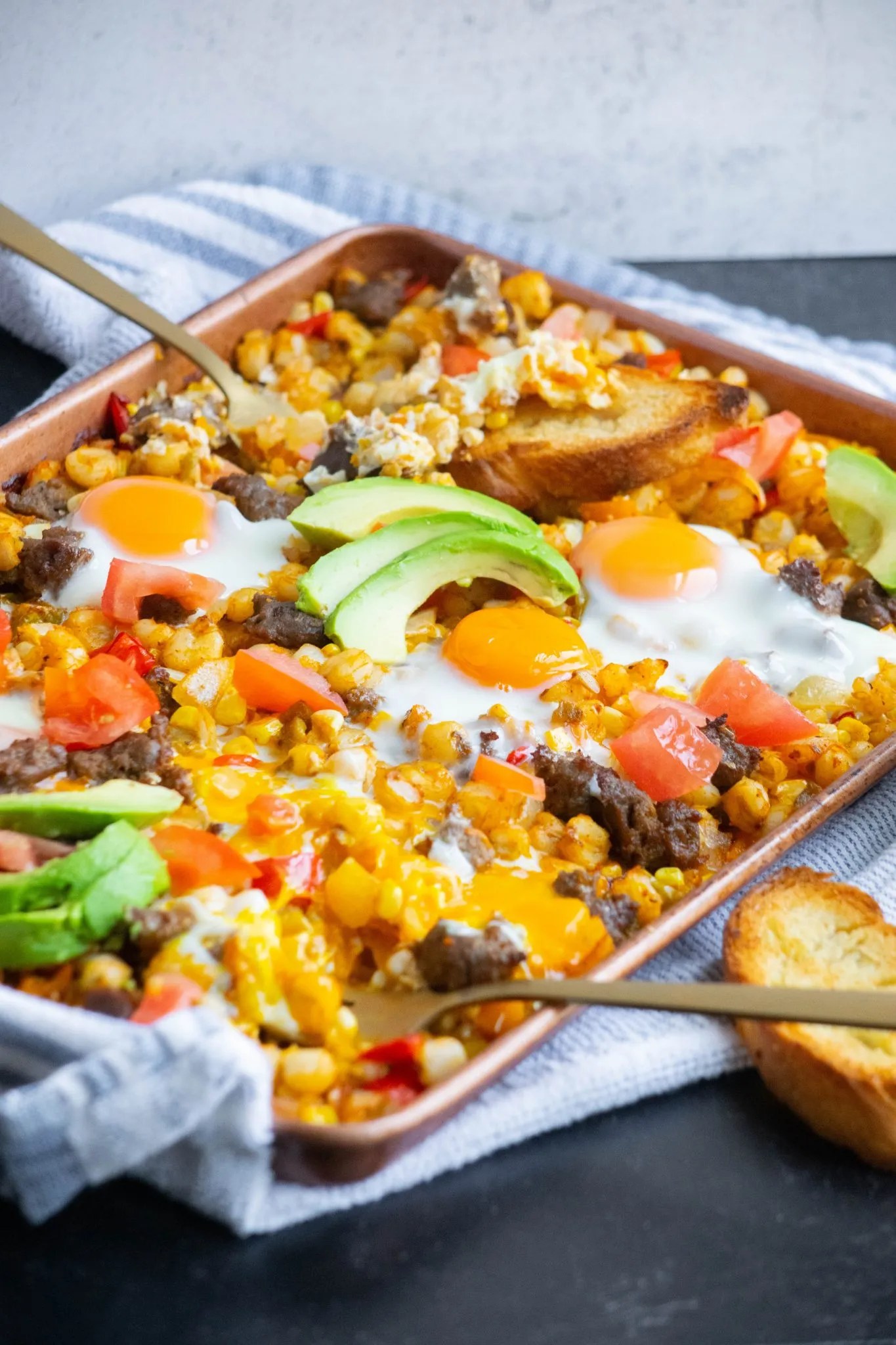 Turkey Sausage Breakfast Sheet Pan