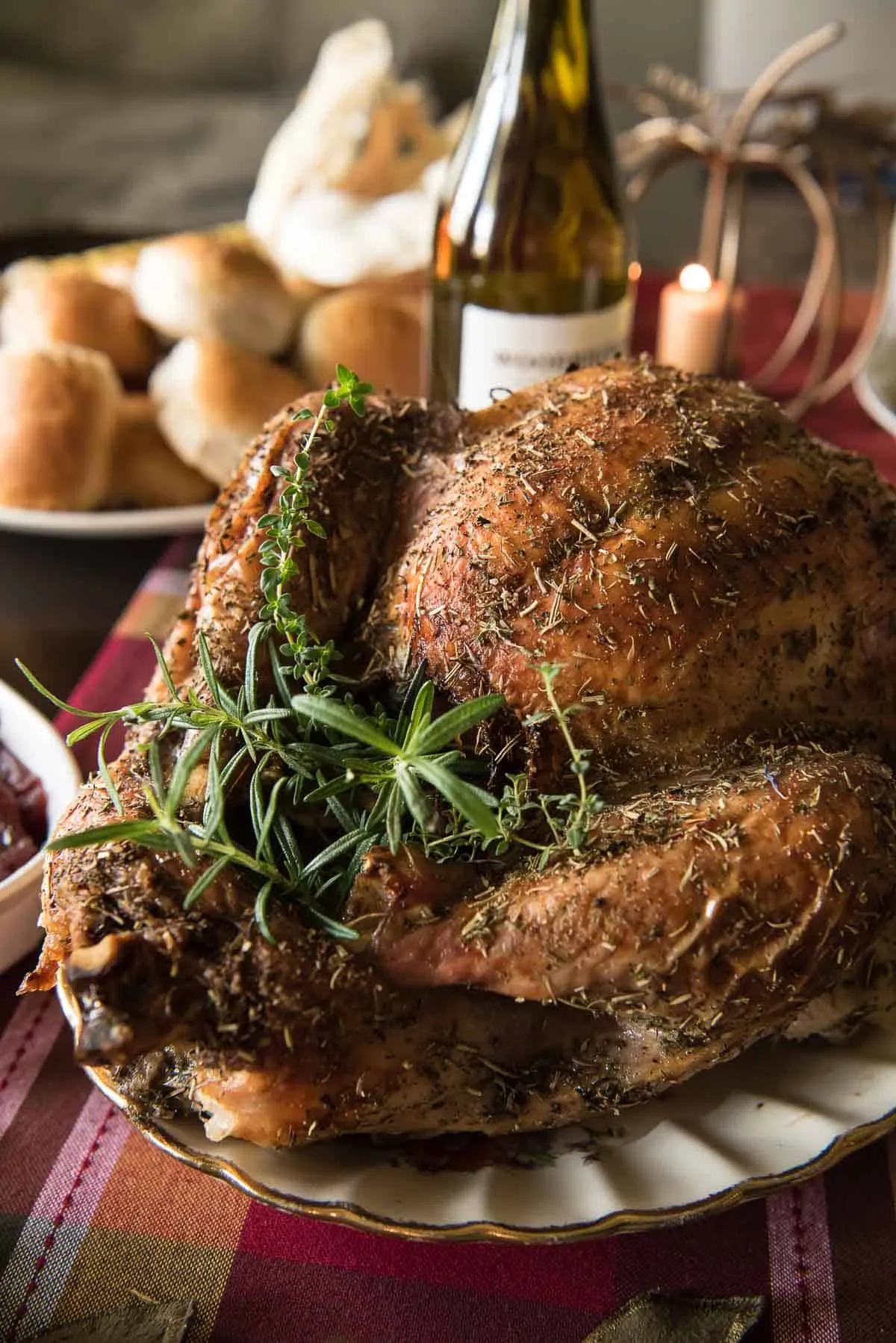 Turkey with Chardonnay and Herbs