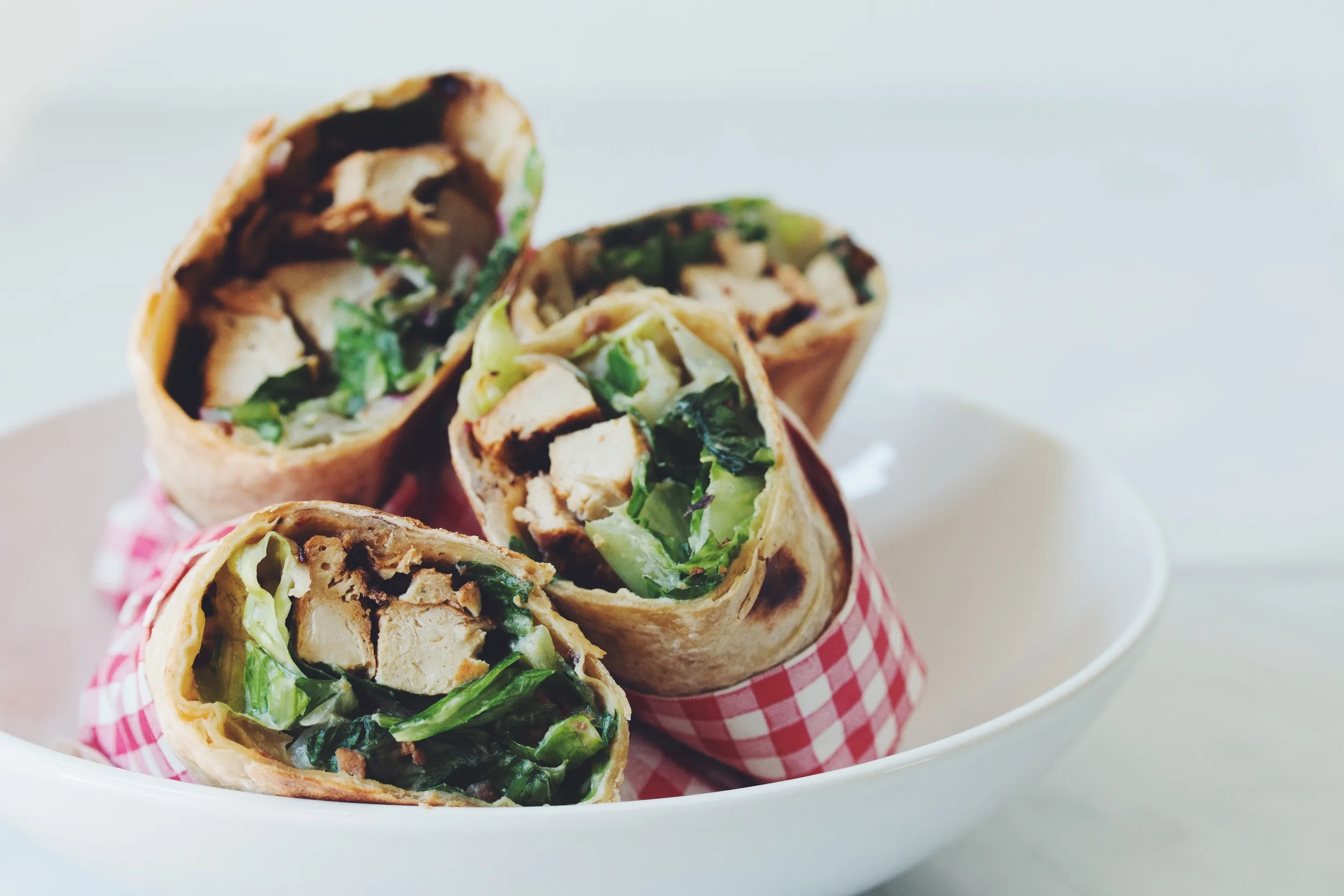 Vegan Chicken Caesar Wrap