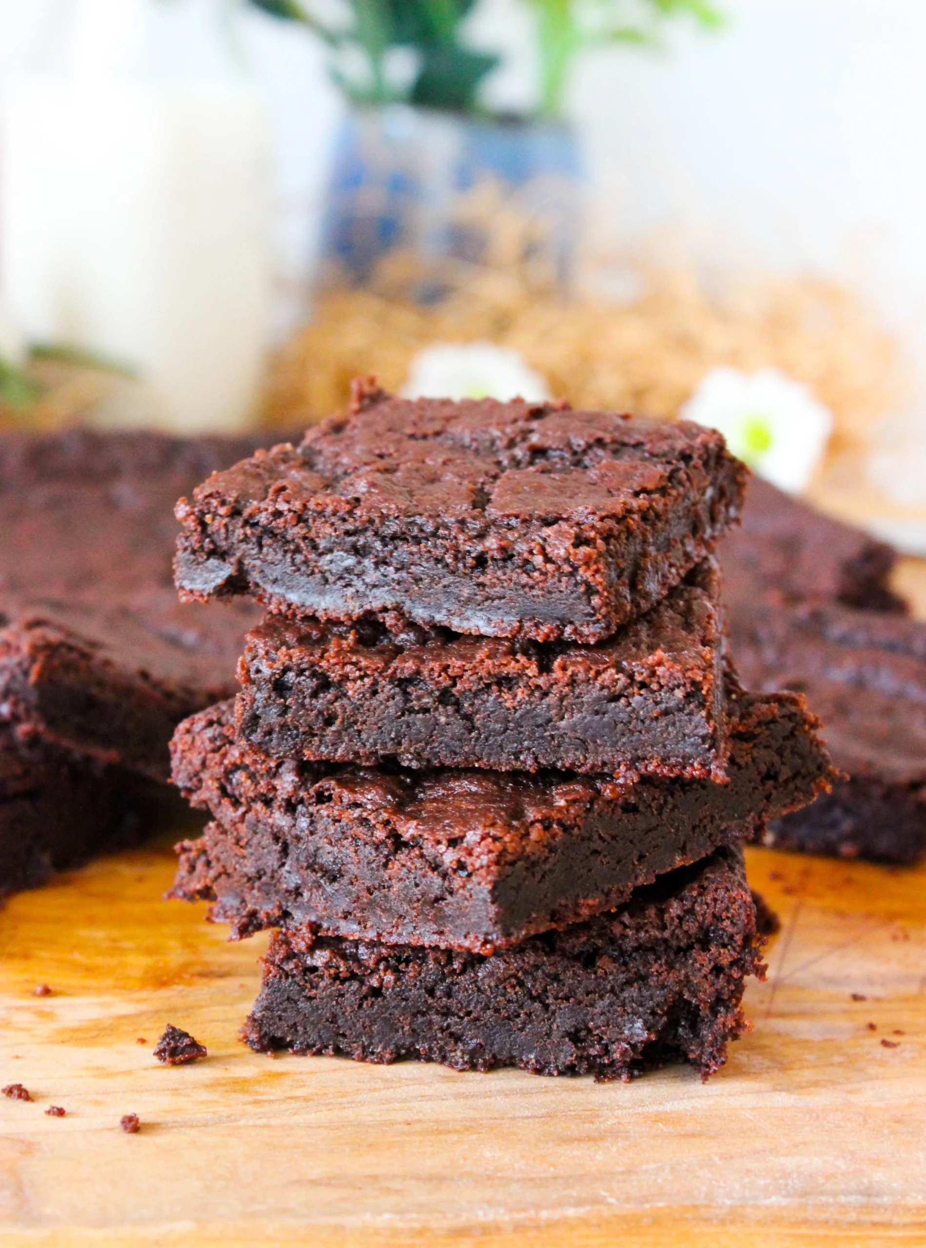Vegan Fudgy Coconut Butter Brownies