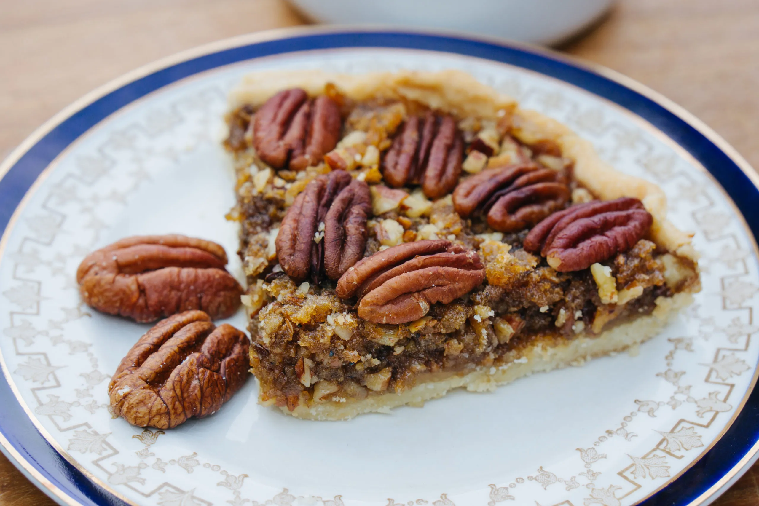 Vegan Gooey Butter Pecan Cookie Pie