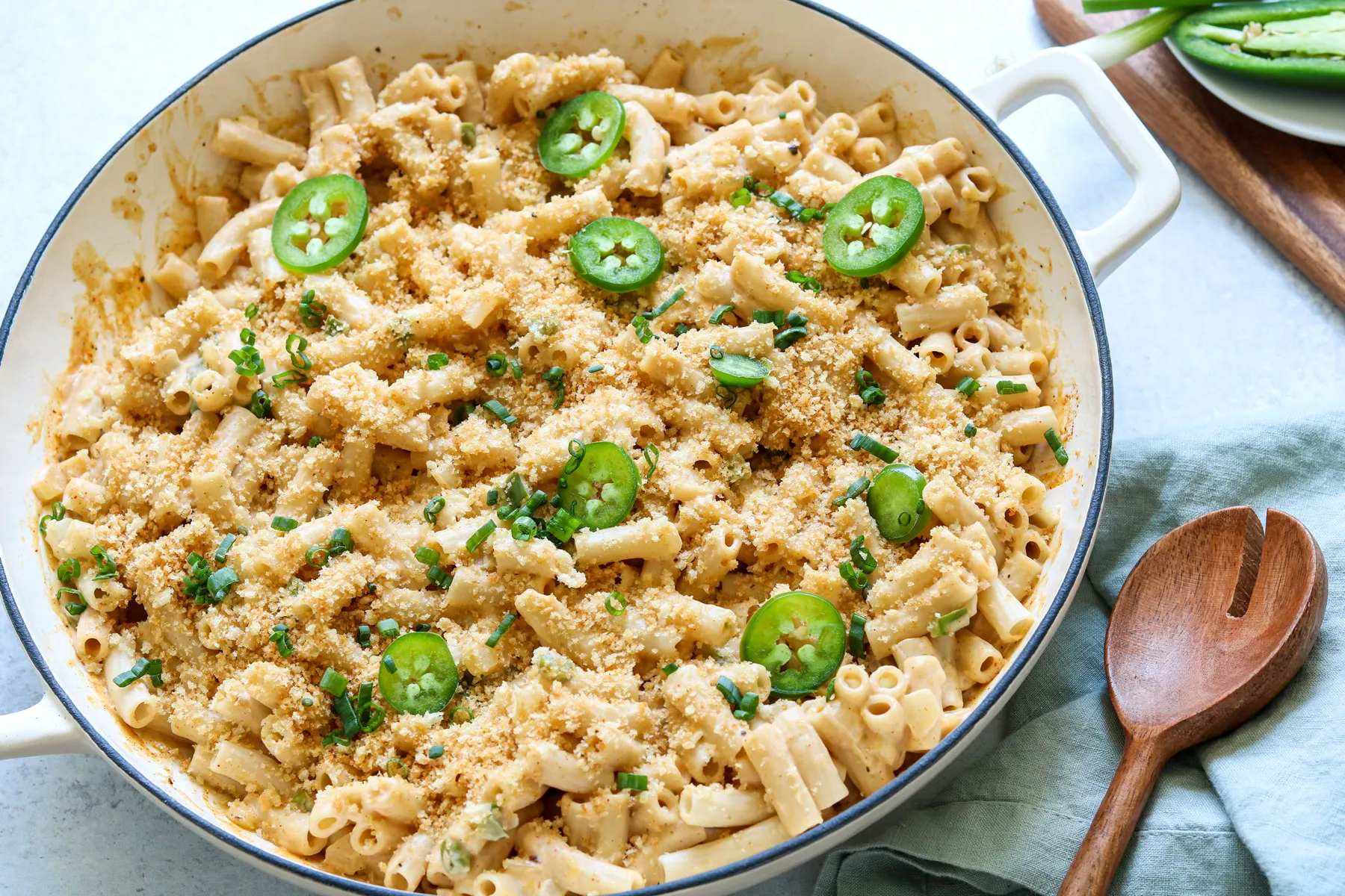 Vegan Jalapeno Mac and Cheese