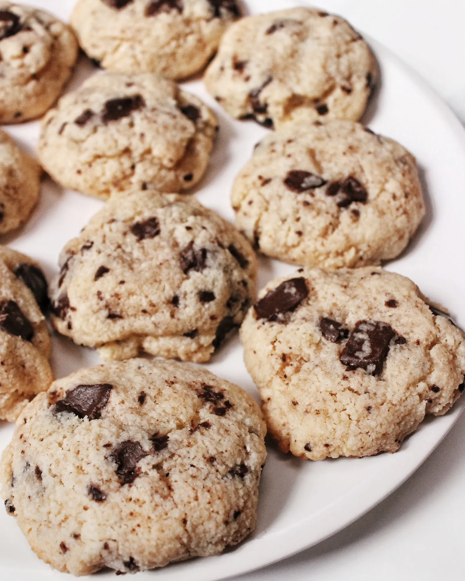 Vegan Keto Chocolate Chip Cookies