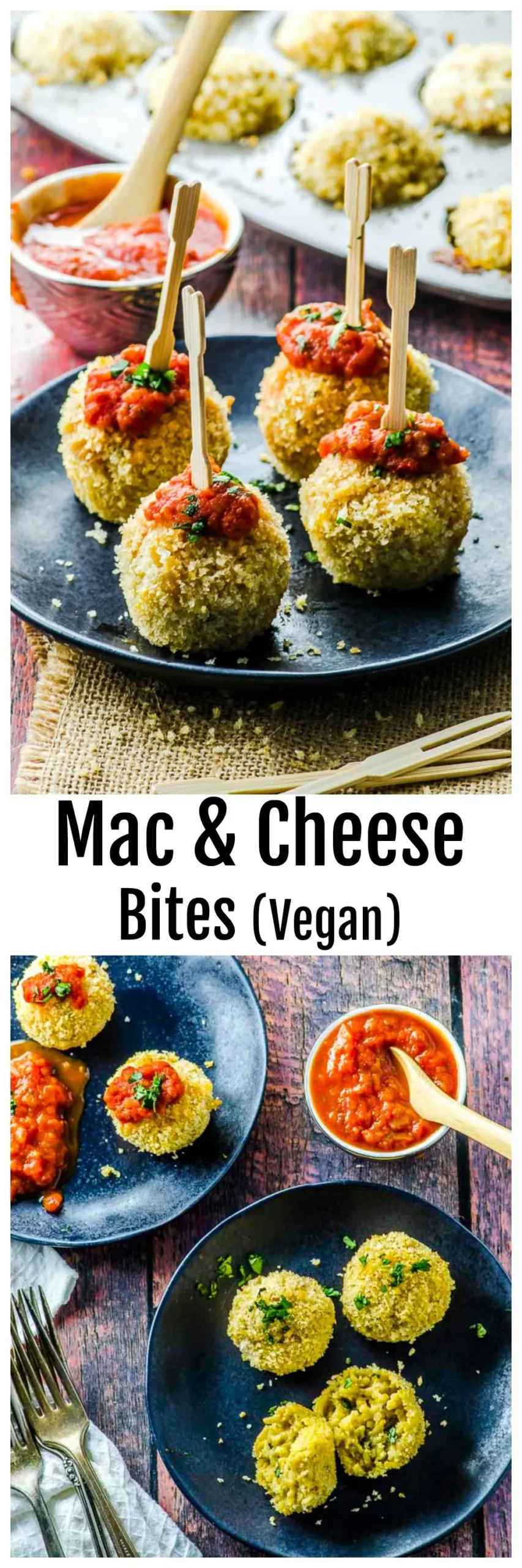 Vegan Mac and Cheese Bites