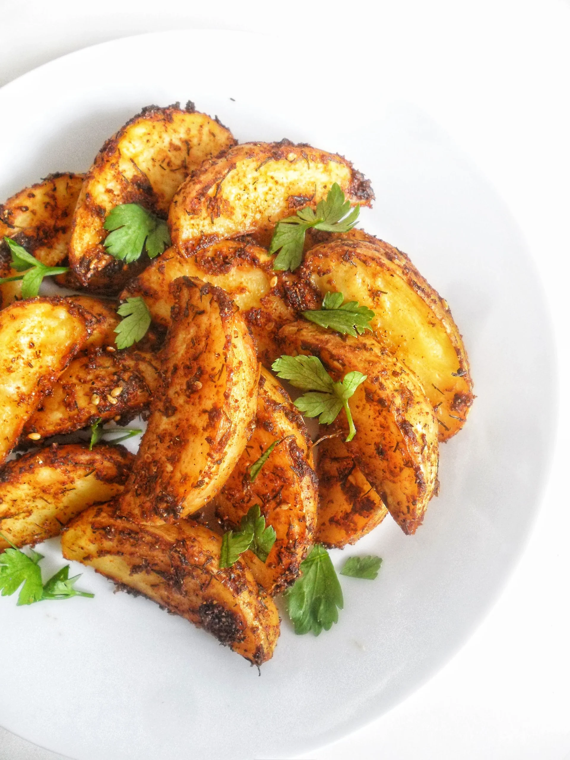 Vegan Middle Eastern Inspired Roasted Potatoes