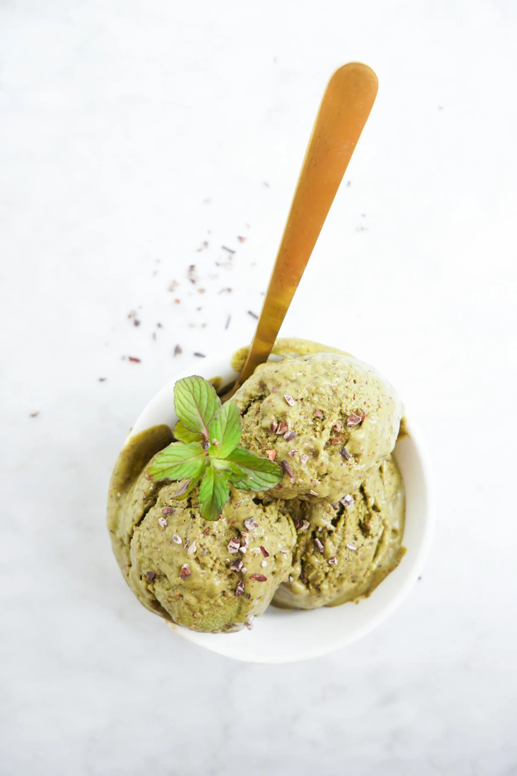 Vegan Mint Chip Nice Cream