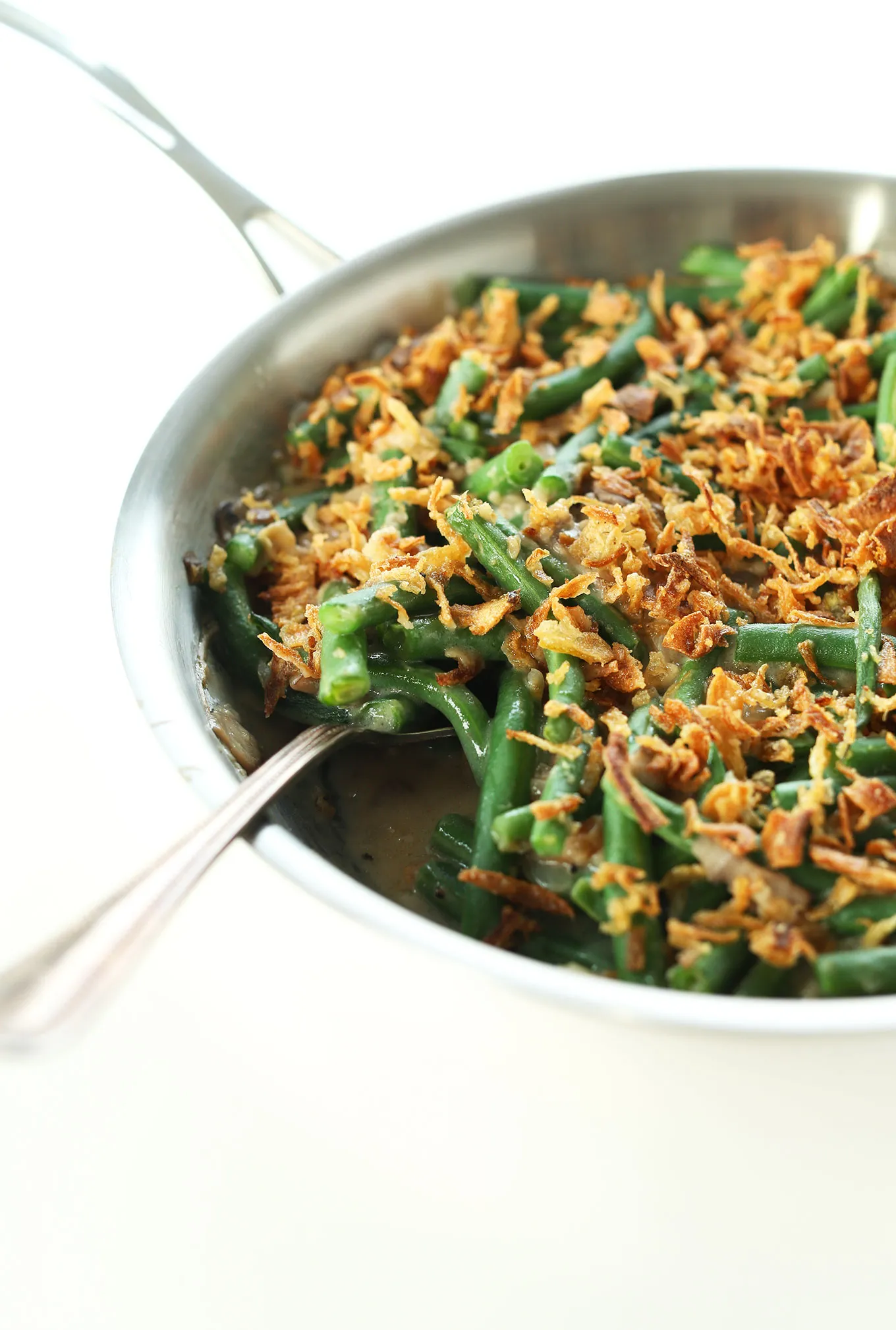 Vegan Miso Green Bean Casserole