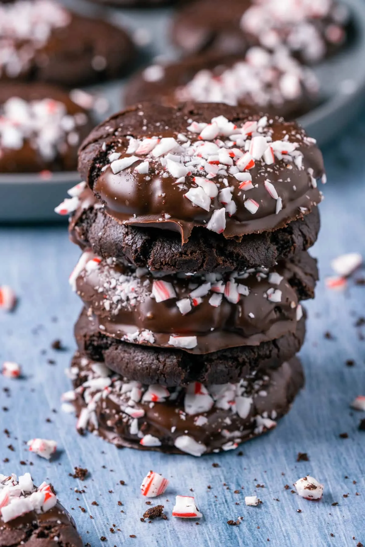 Vegan Peppermint Chocolate Skillet Cookie