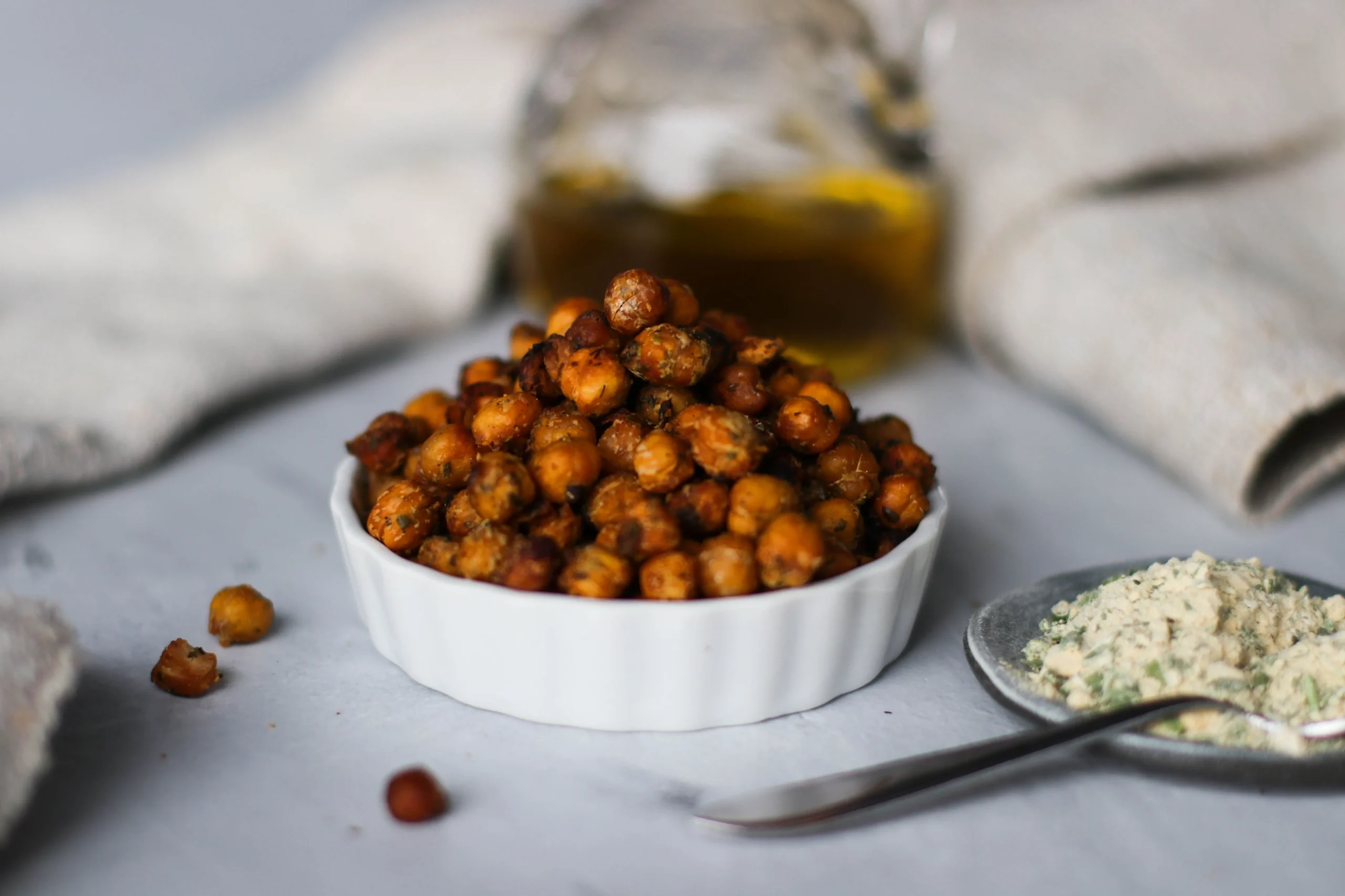 Vegan Ranch Roasted Chickpeas
