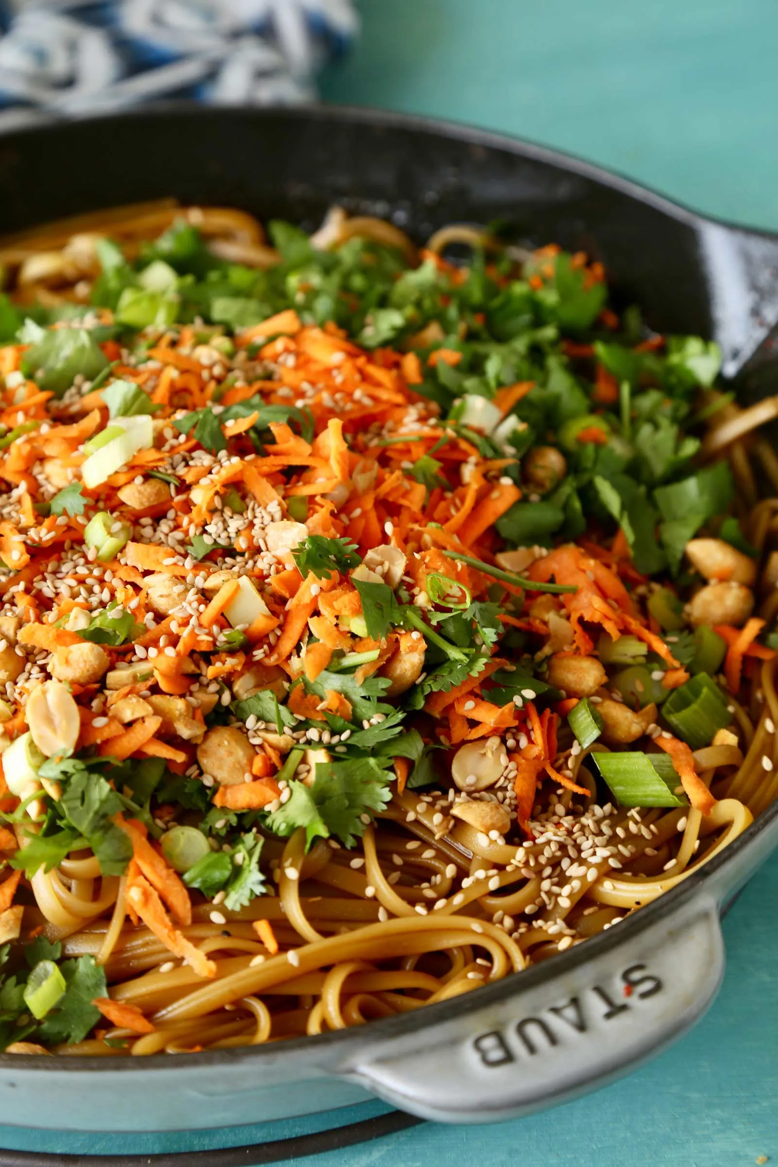 Vegan Saucy Thai Noodles
