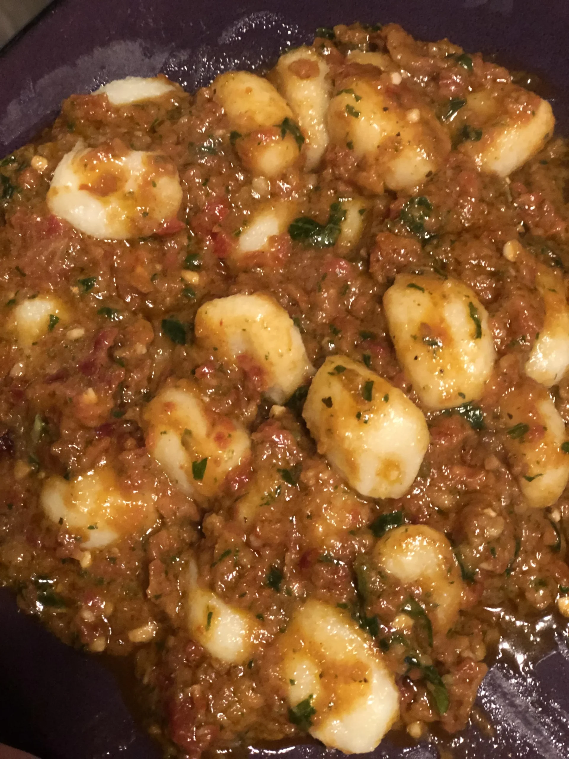 Vegan Sun Dried Tomato Gnocchi