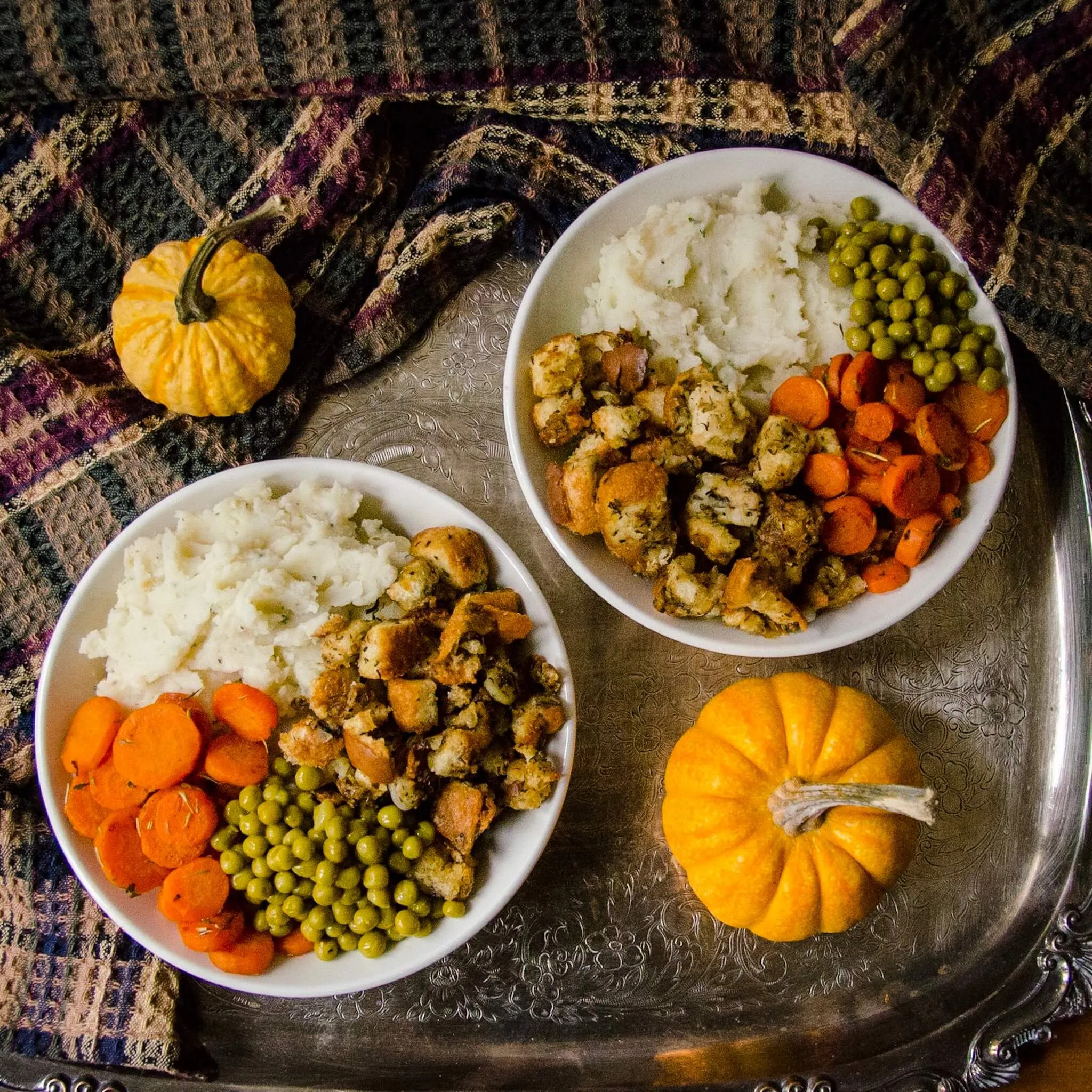 Vegan Thanksgiving Dinner Bowl