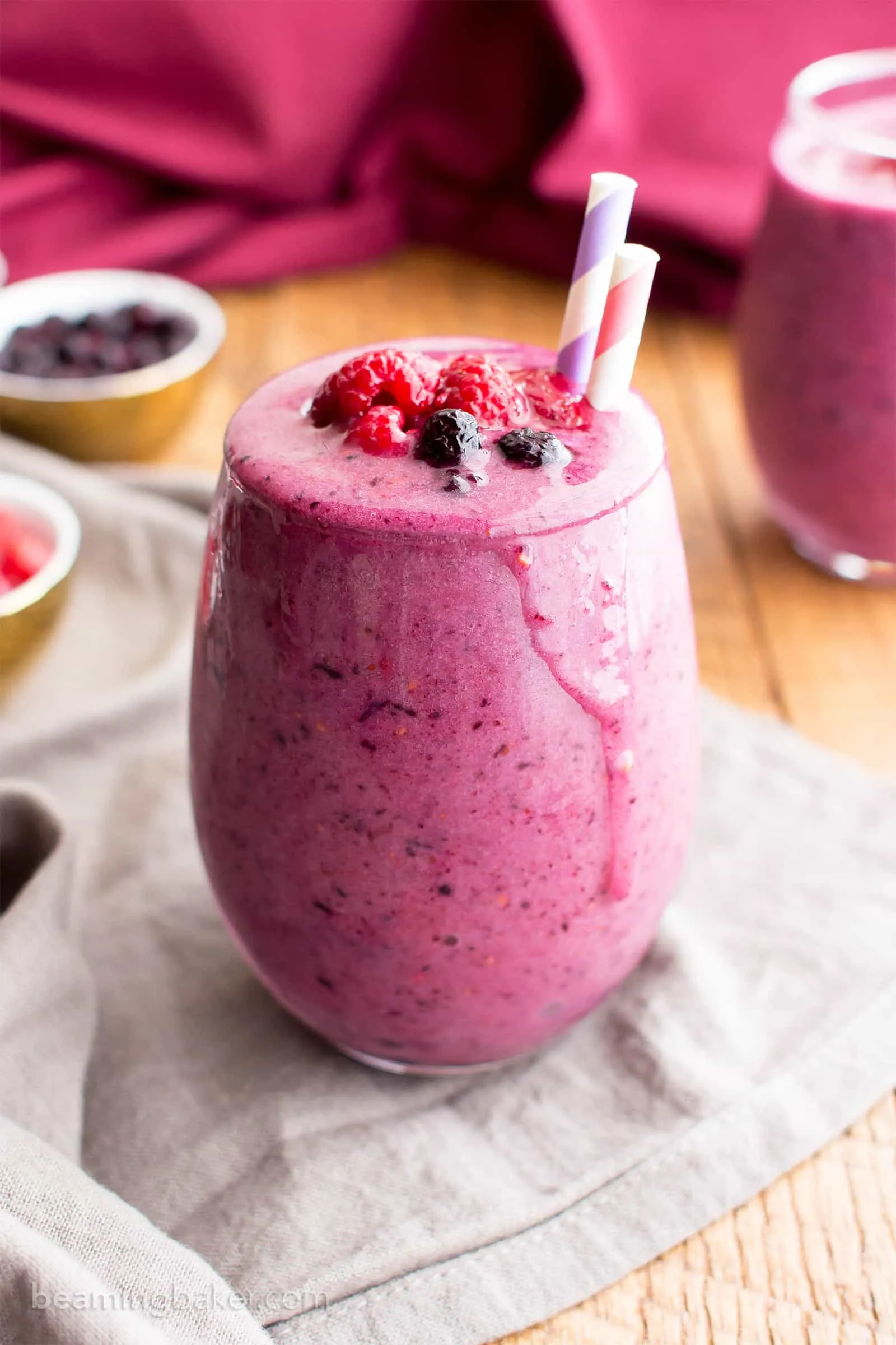 Vegan Triple Berry Smoothie