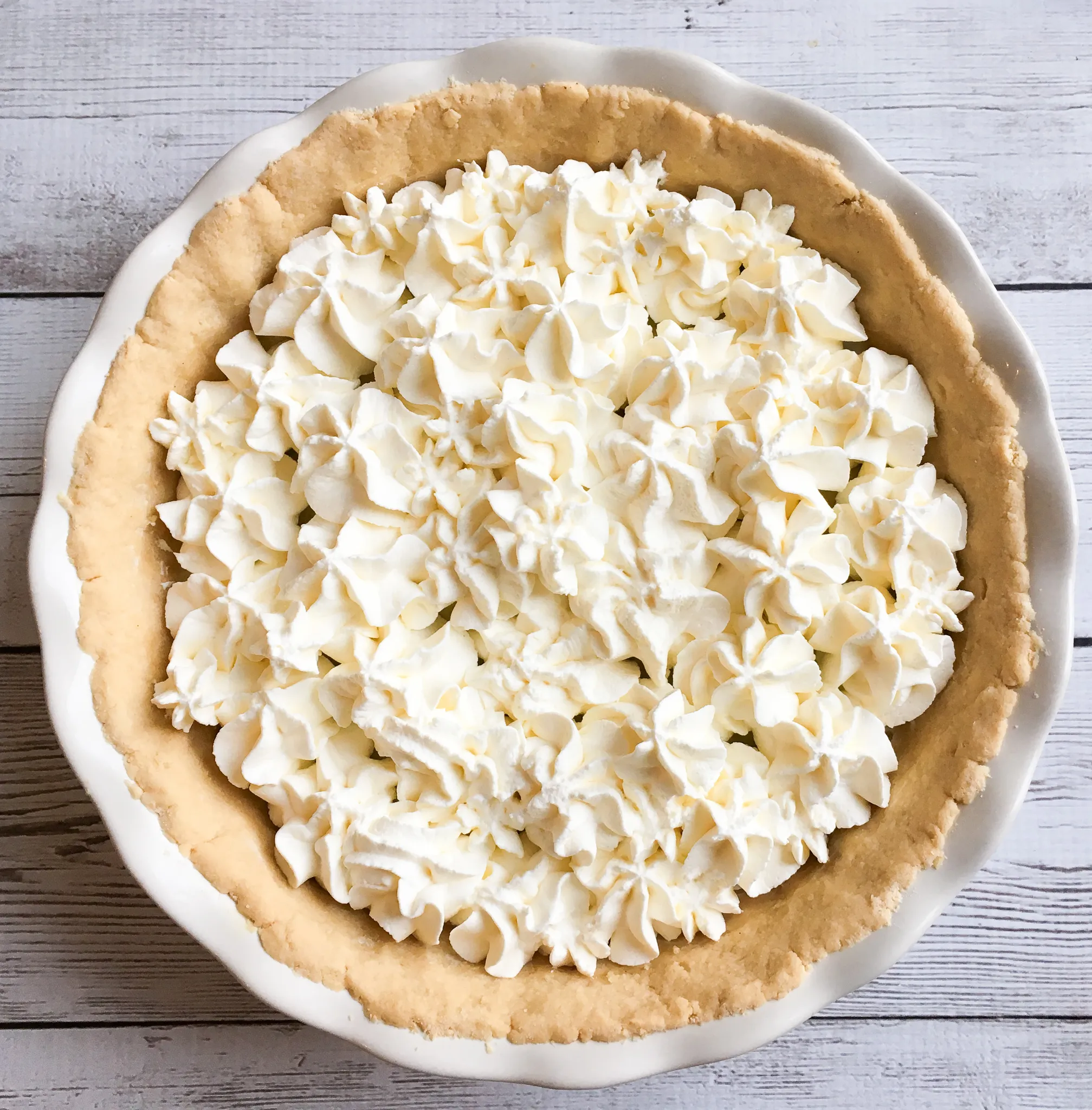 Vegan Vanilla Cookie Pie Oil Free GF