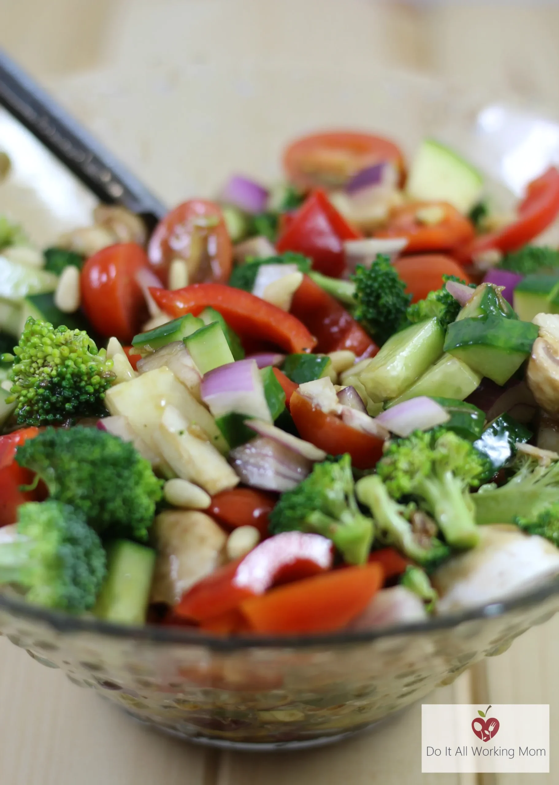 Vegetable Salad with Dressing