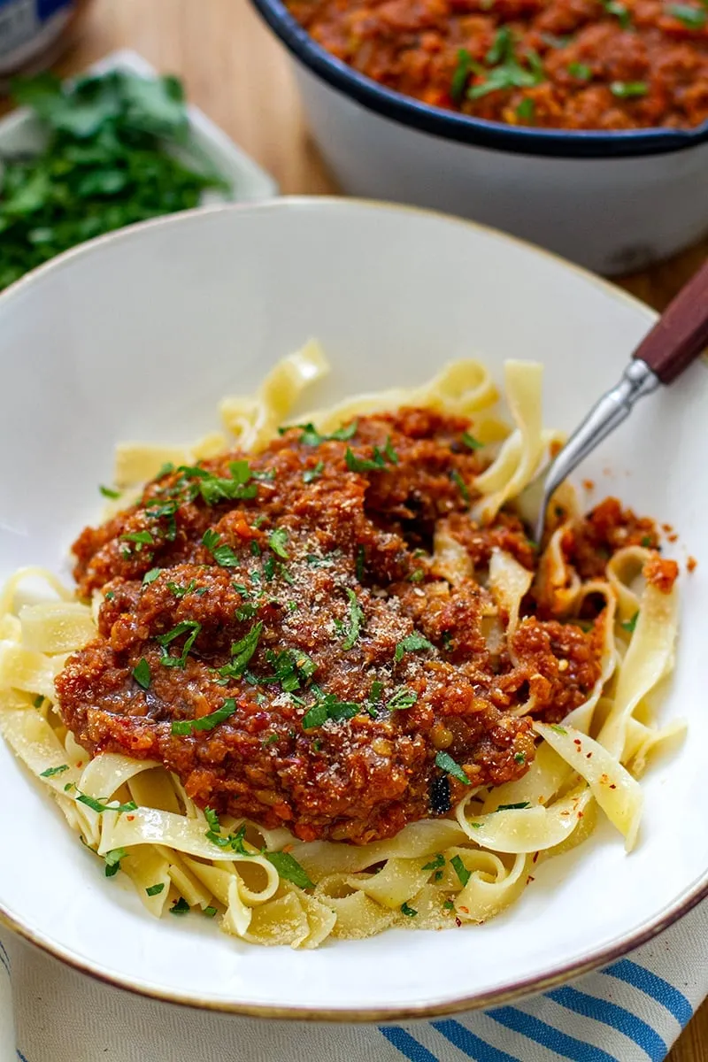 Vegetarian Bolognese Instant Pot