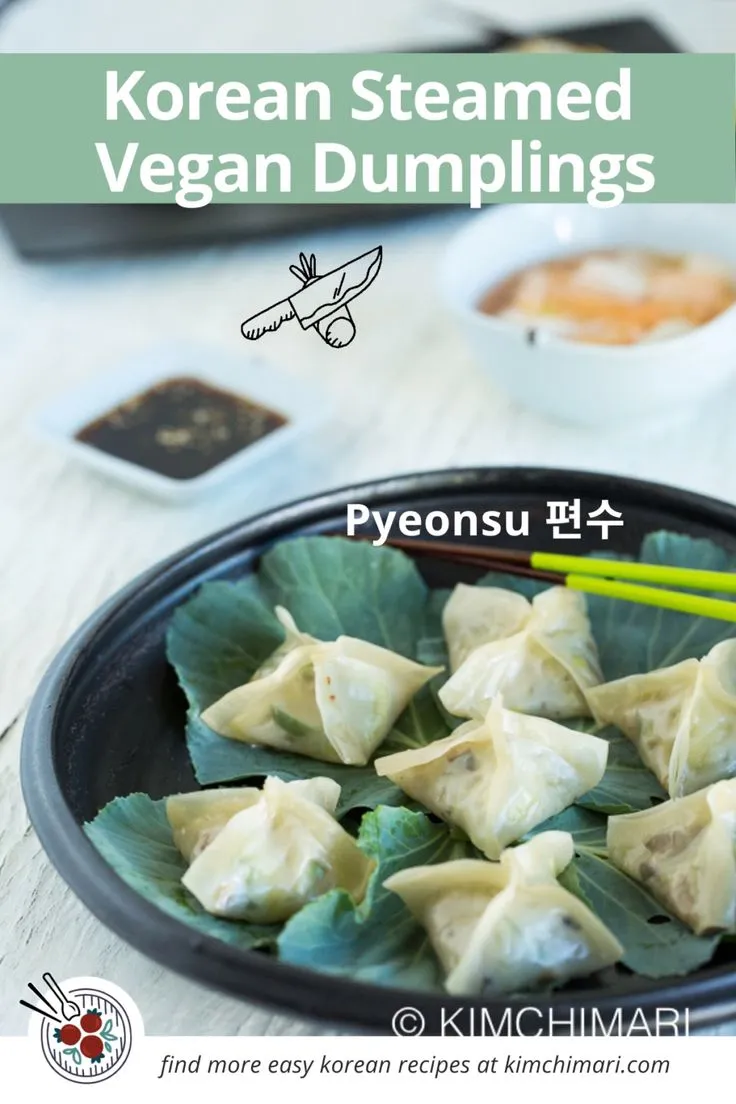 Vegetarian Dumplings Hobak Pyeonsu