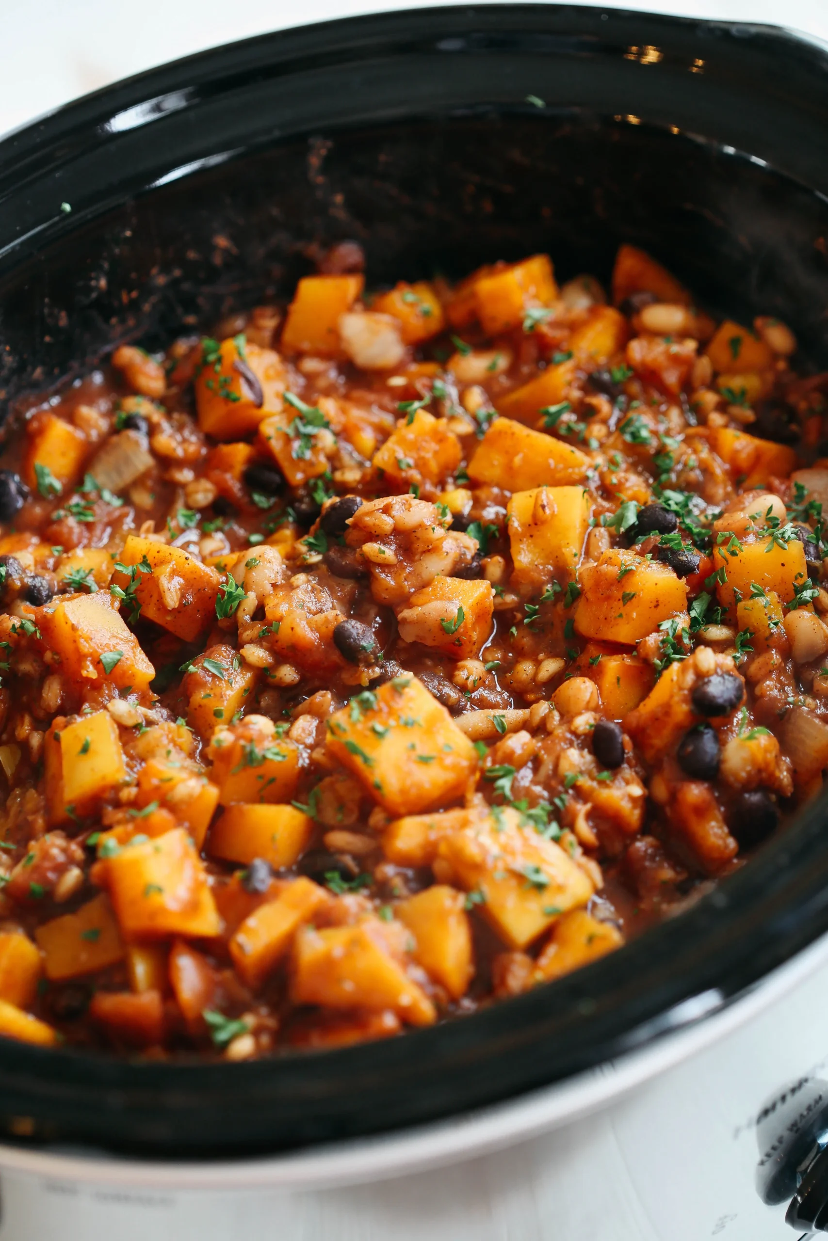 Vegetarian Lentil Butternut Squash Chili
