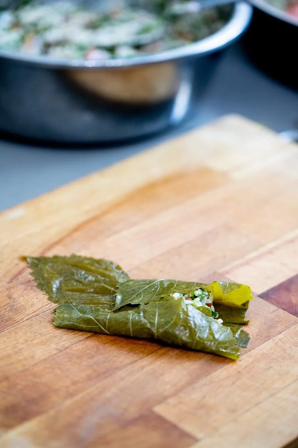 Vegetarian Stuffed Grape Leaf Rolls