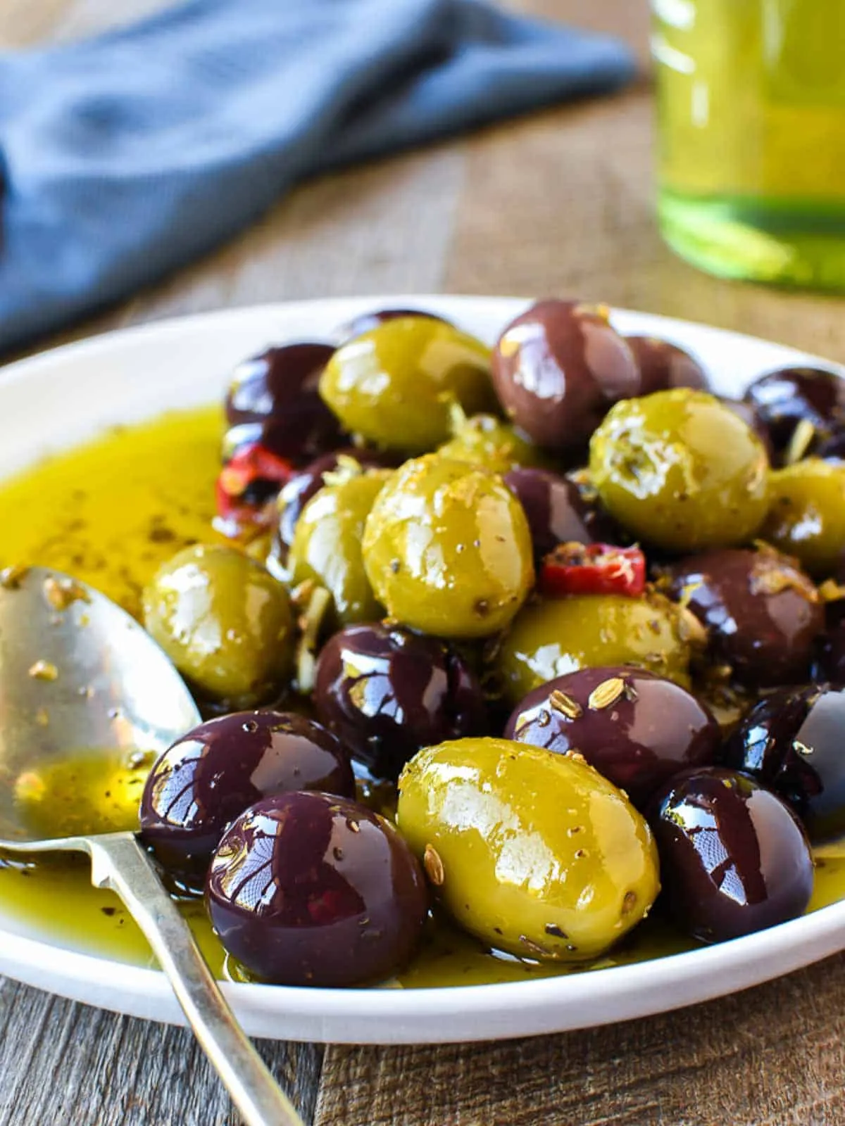 Warm Olives with Fennel and Preserved Lemon