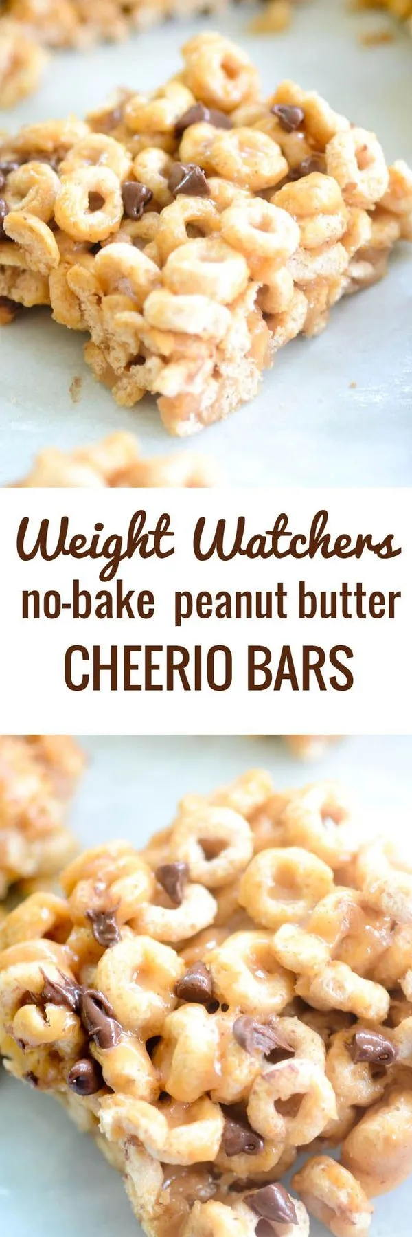 Weight Watchers No Bake Peanut Butter Cheerio Bars