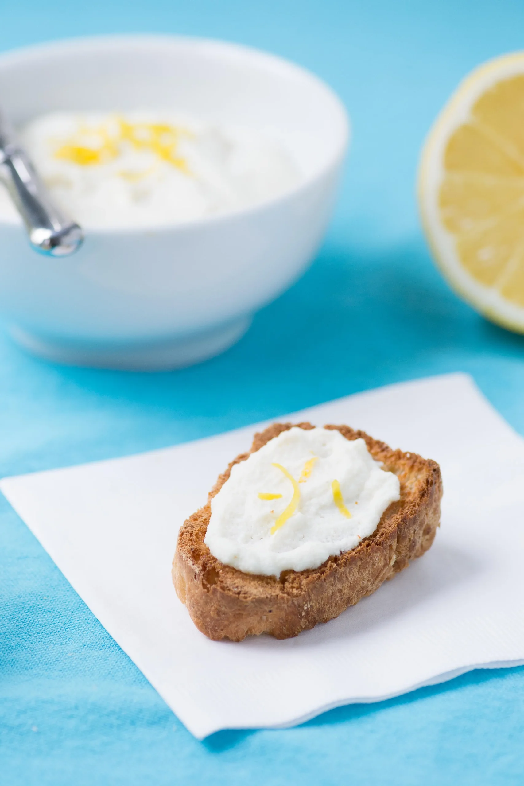Whipped Ricotta with Honey and Lemon