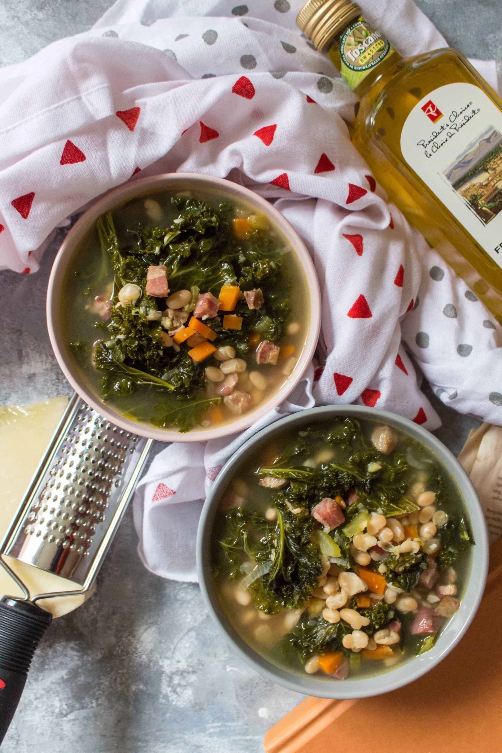 White Bean, Chard and Pancetta Soup