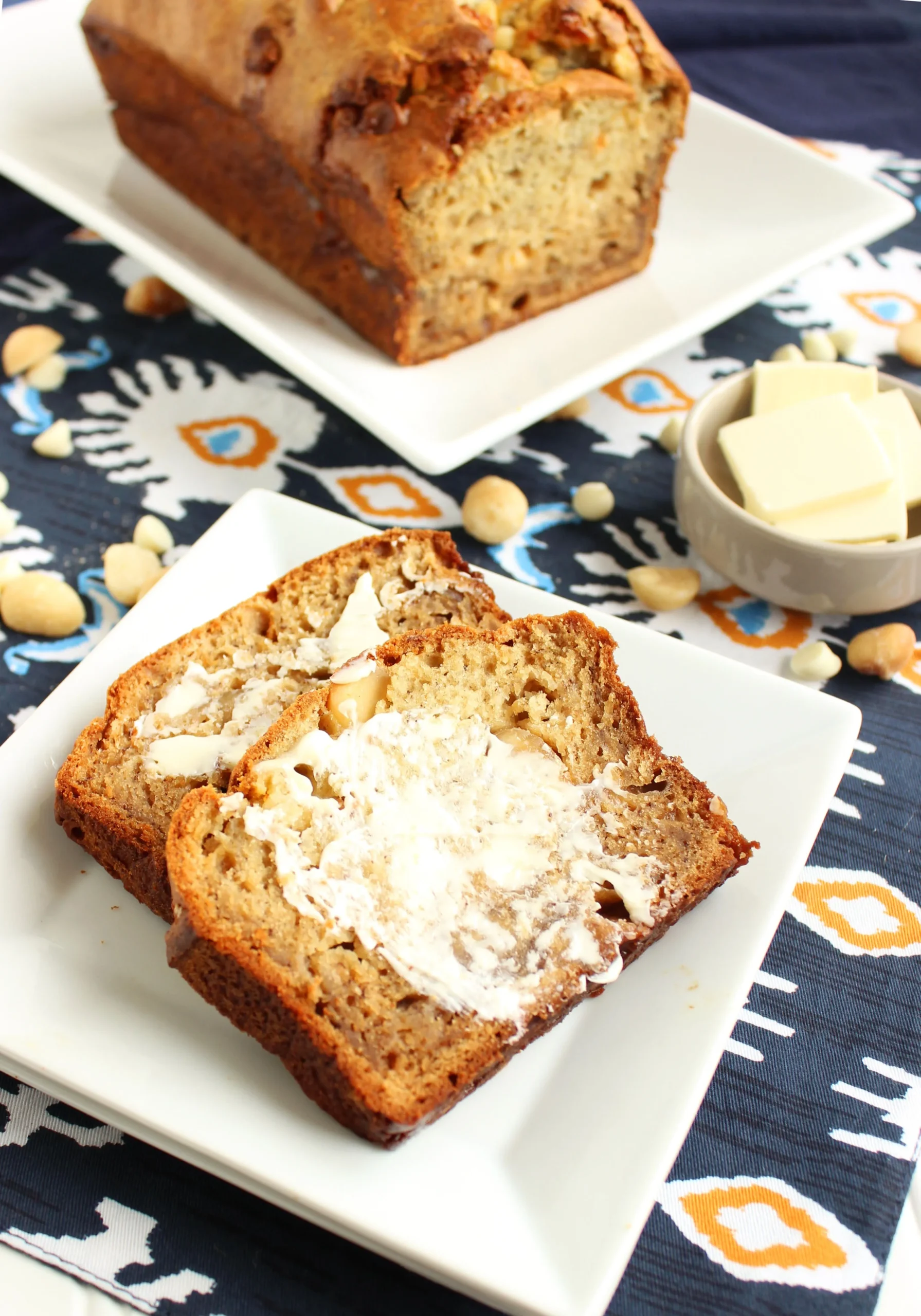 White Chocolate Macadamia Nut Bread