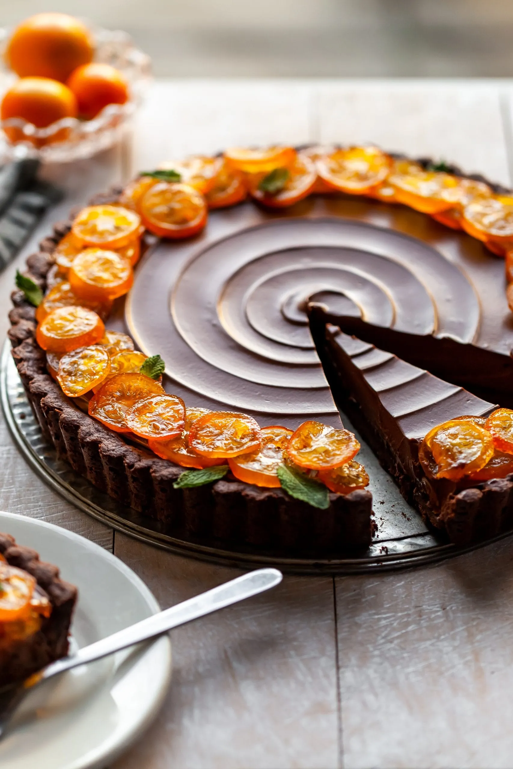 White Chocolate Orange Tart