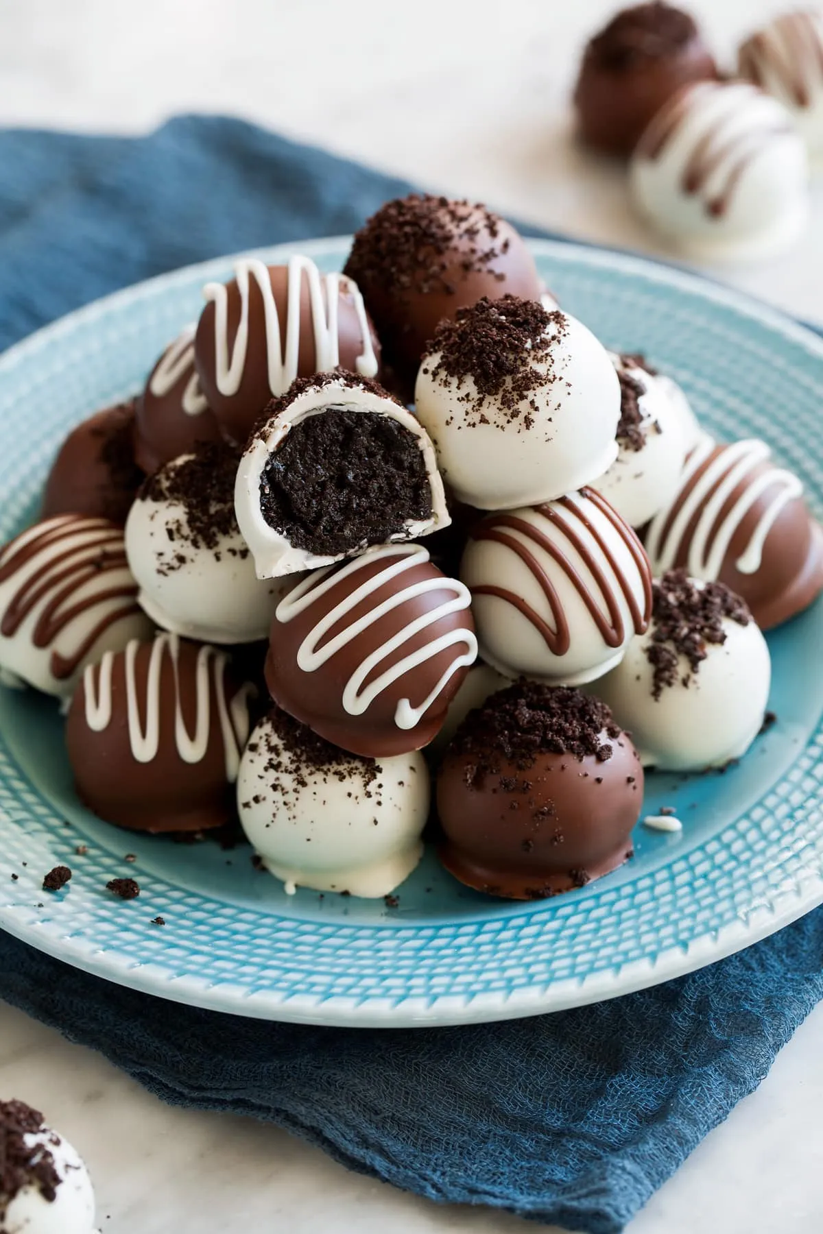 White Chocolate Oreo Truffles