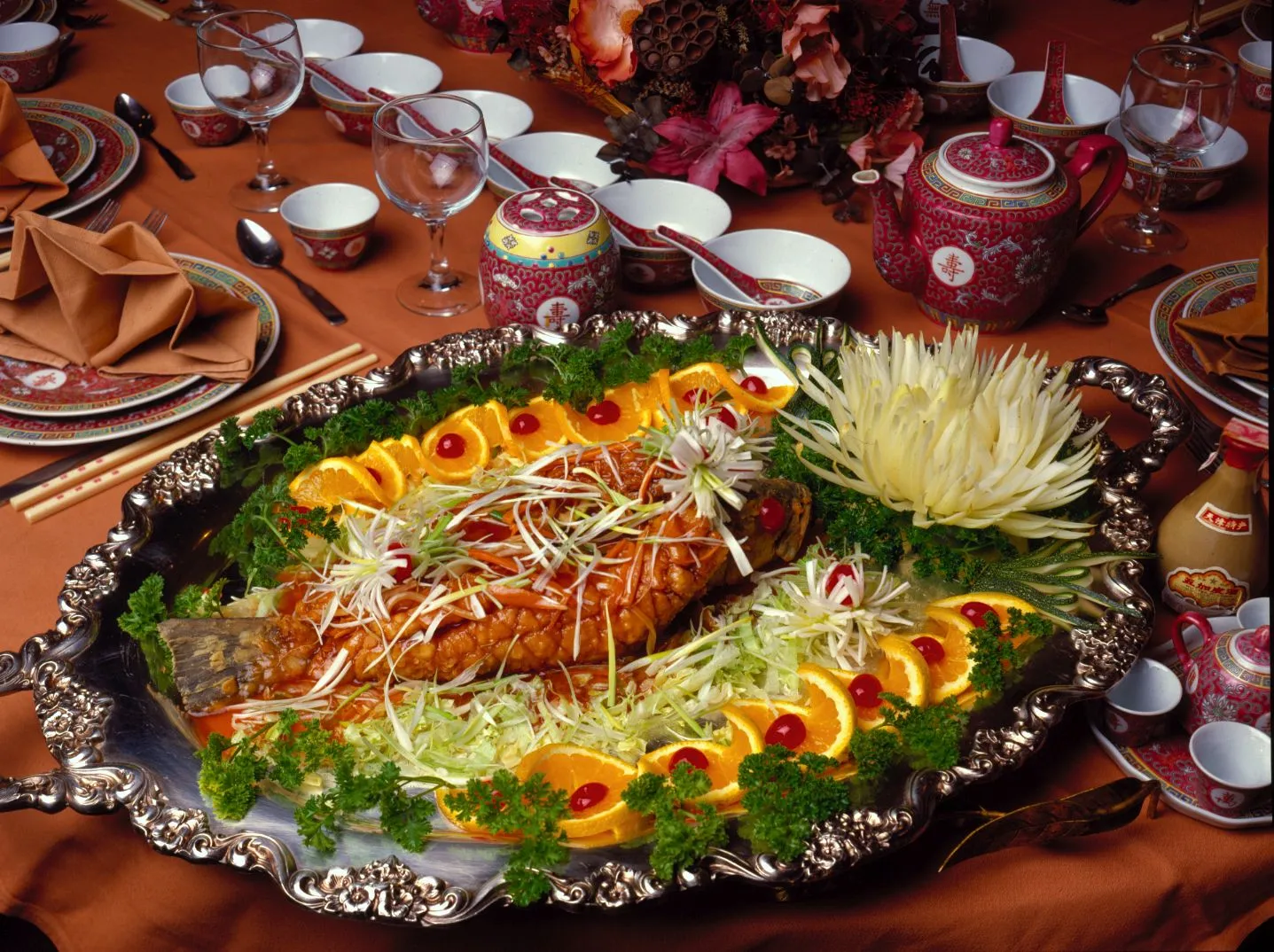 Whole Trout in Sweet and Sour Sauce