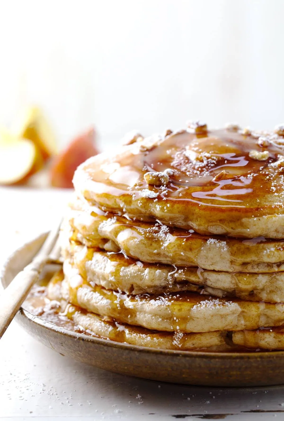 Whole Wheat Apple Pancakes