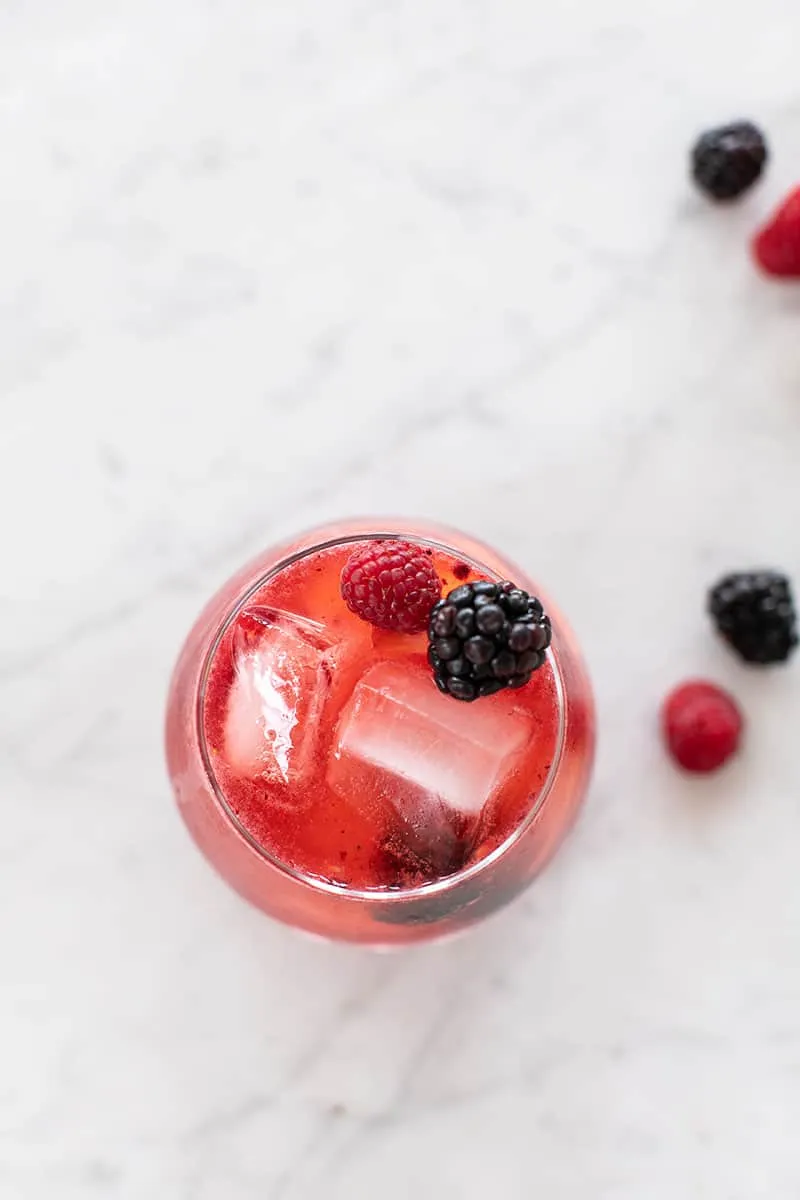 Wild Berry Energy Cocktail