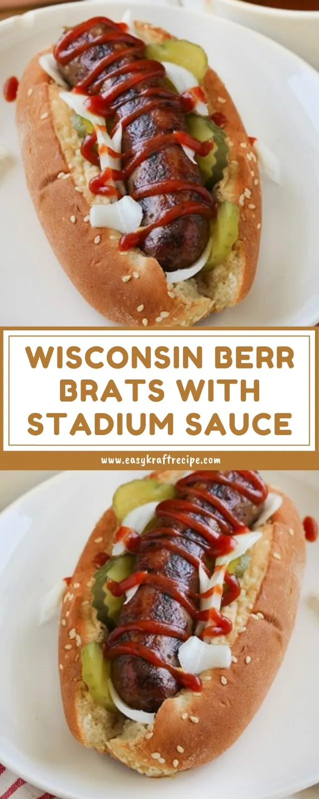 Wisconsin Beer Brats Stadium Sauce