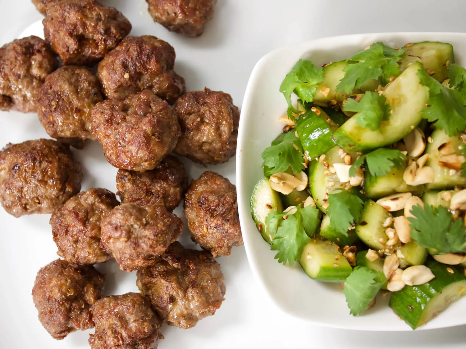 Xian Inspired Cumin Lamb Meatballs
