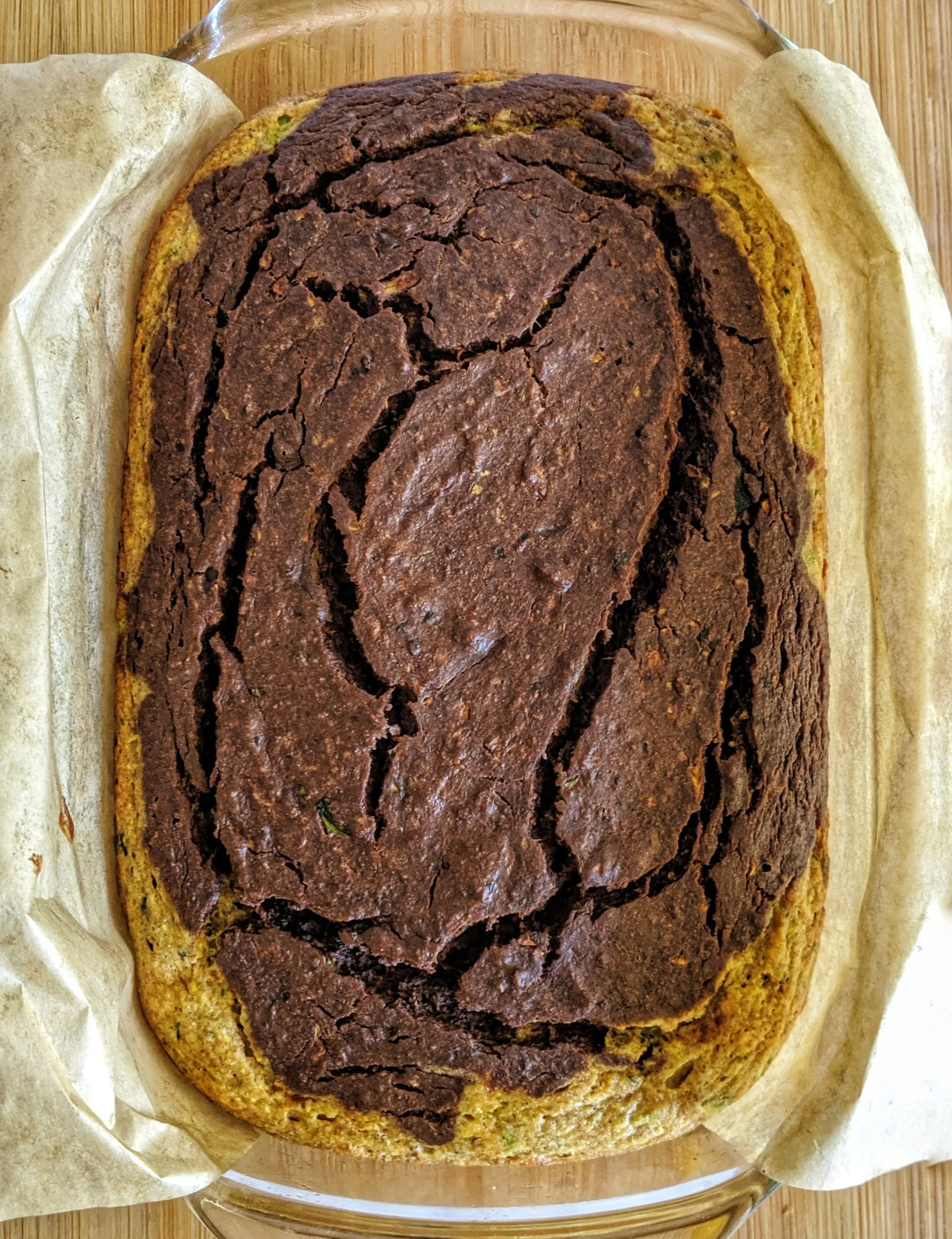 Zucchini Chocolate Wave Bread