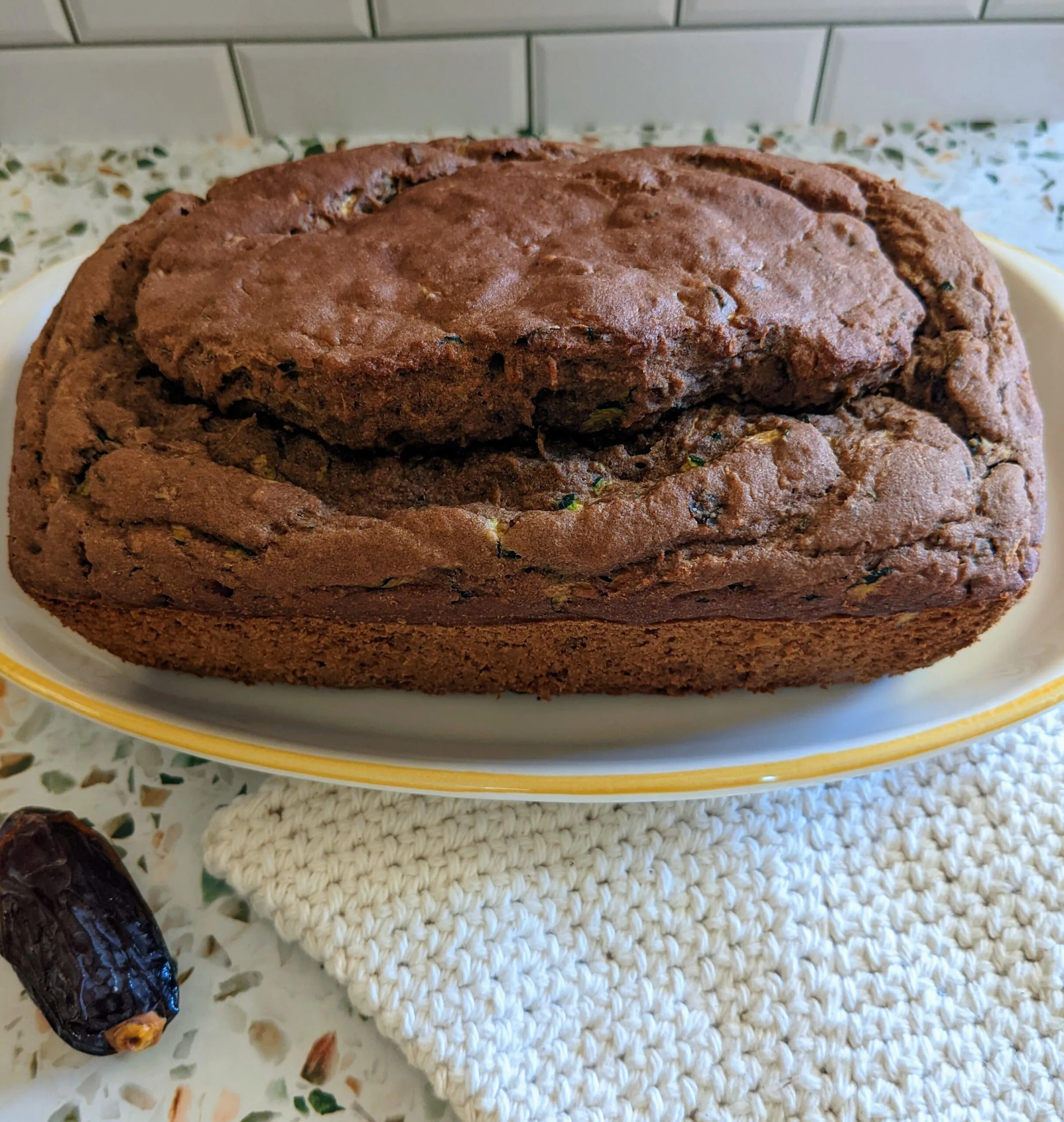 Zucchini Date Rye Bread