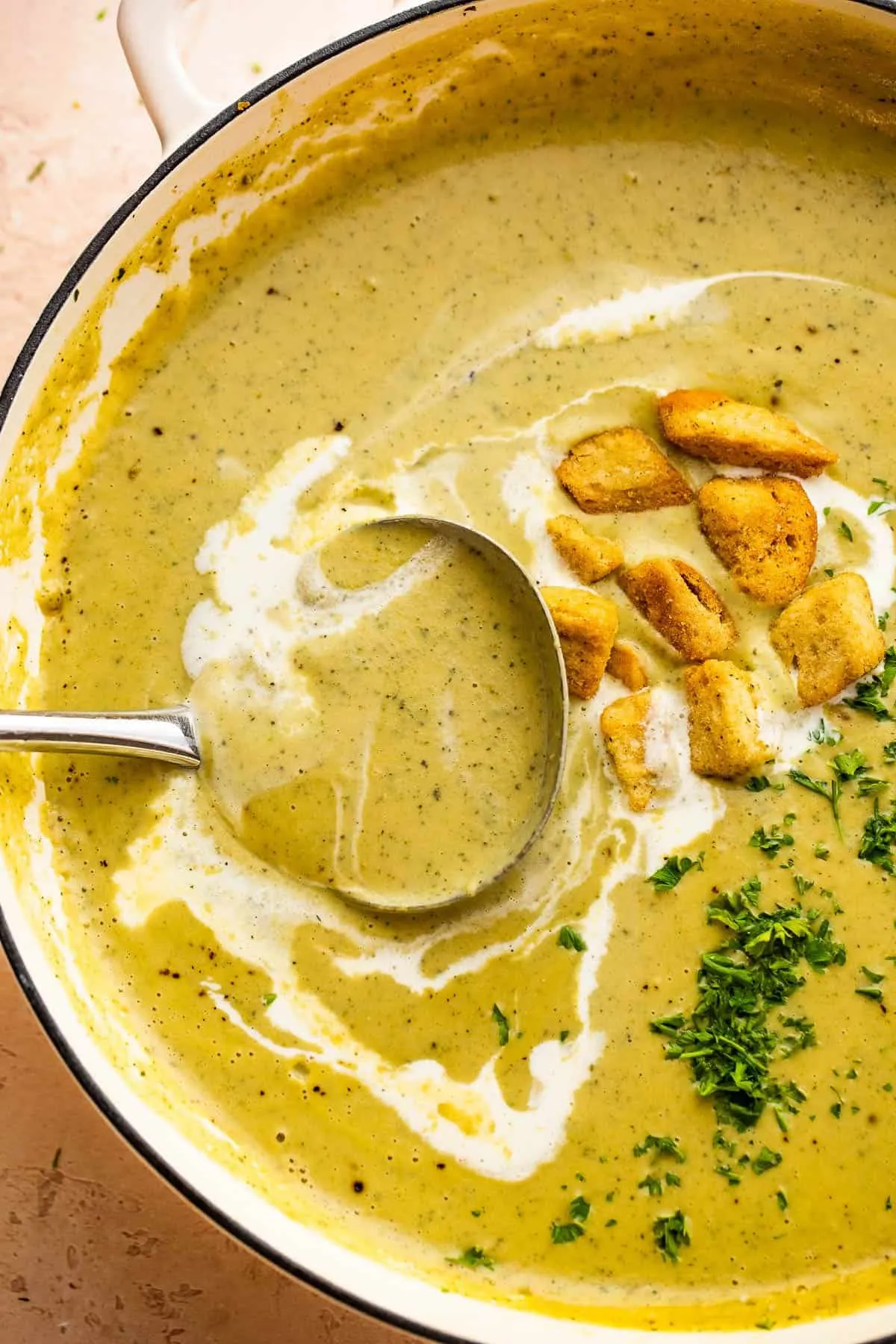 Zucchini Soup with Herbs