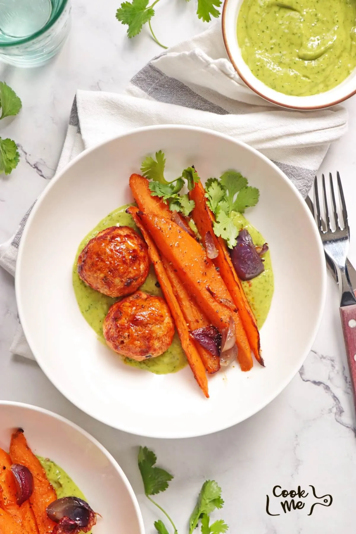 avocado mojo bowls with sweet potato and chicken
