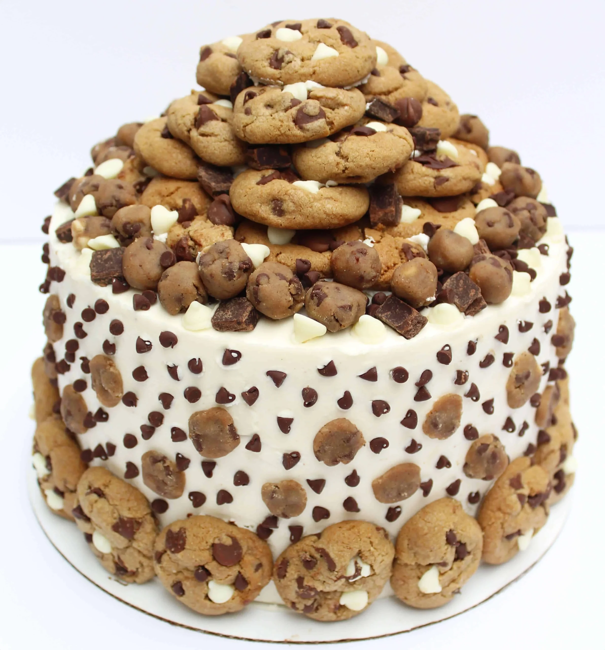 chocolate cookie dough cake
